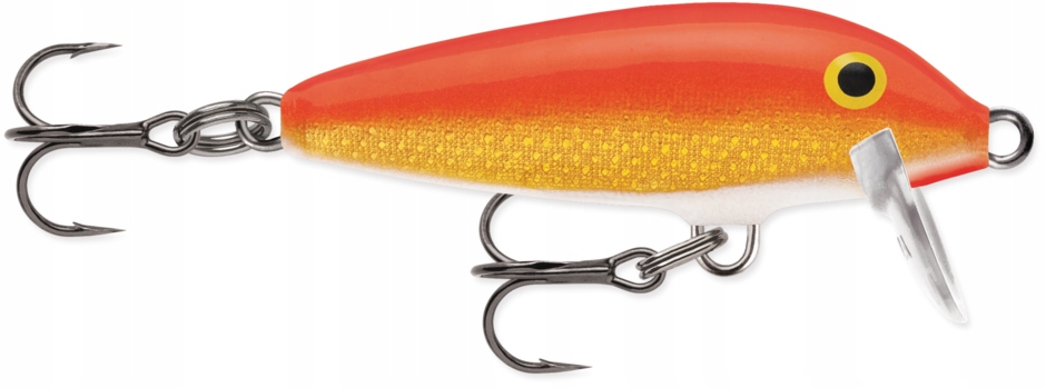 Rapala Original Floating 3cm 2g Gold Fluorescent Red