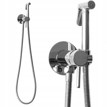 Podomietková bidetová batéria Luxusná Chrómová Strieborná