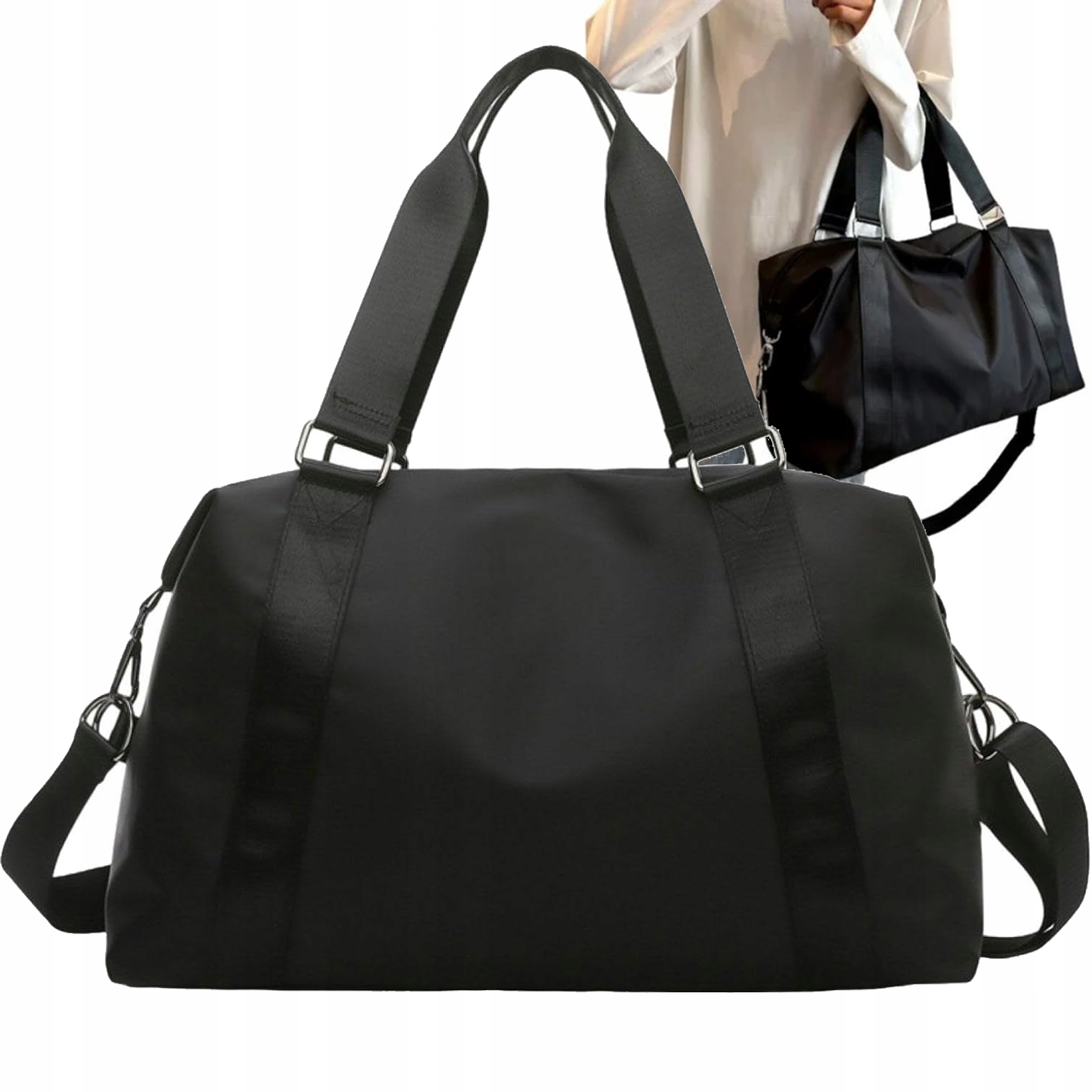 Bagaż Podręczny Do Samolotu Torba Turystyczna Siłownia Sport 60x35x20 cm
