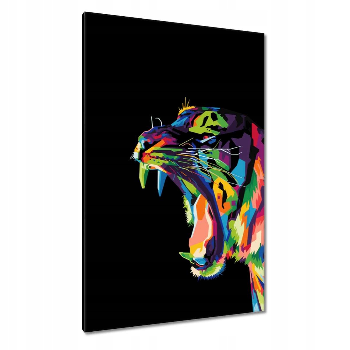 Obrazy 80x120 Vícebarevný tygr