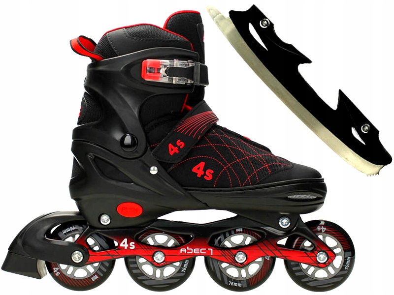 

Łyżworolki regulowane 2w1 Rolki Łyżwy 34-37