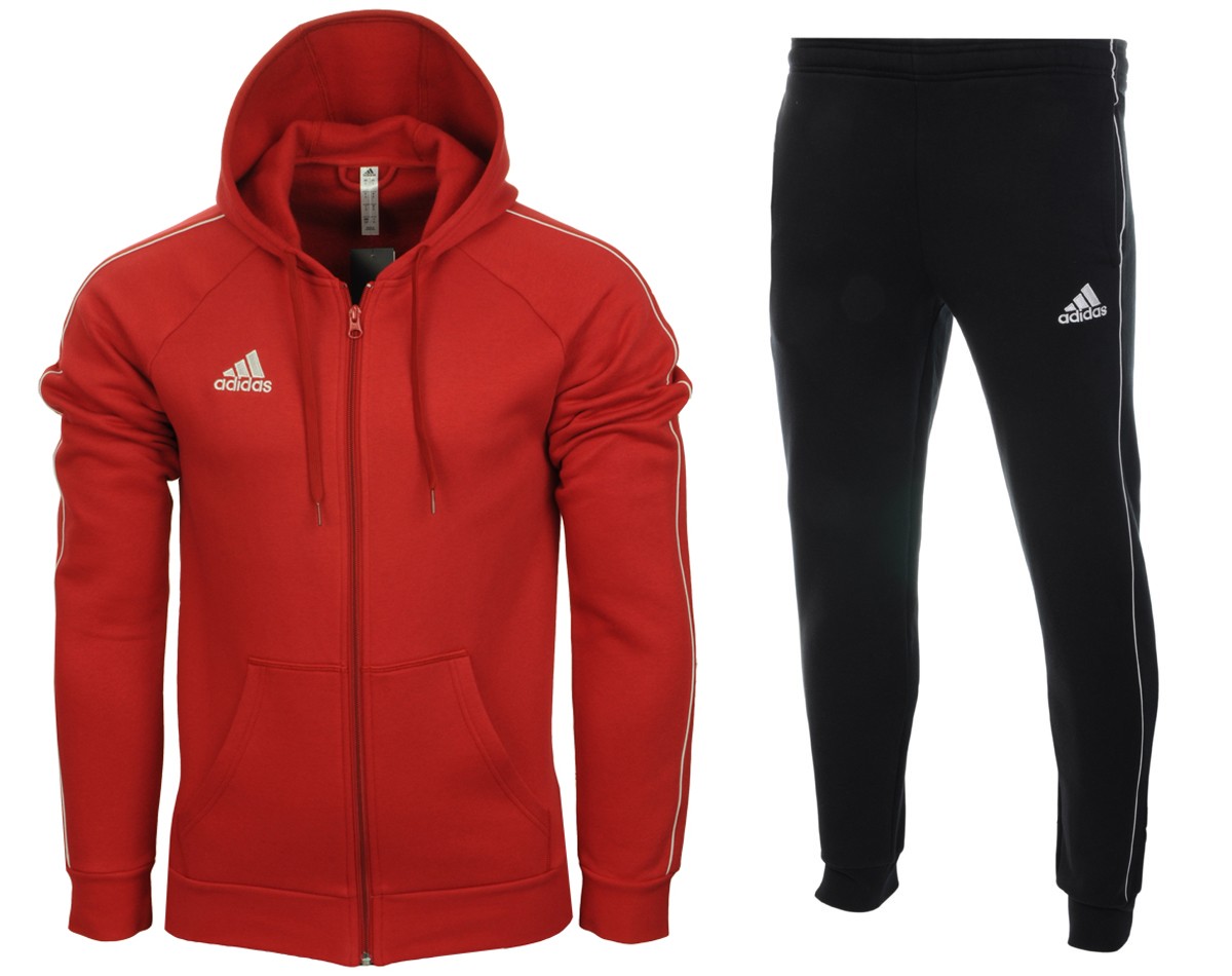 

Adidas dres komplet męski spodnie bluza kaptur L