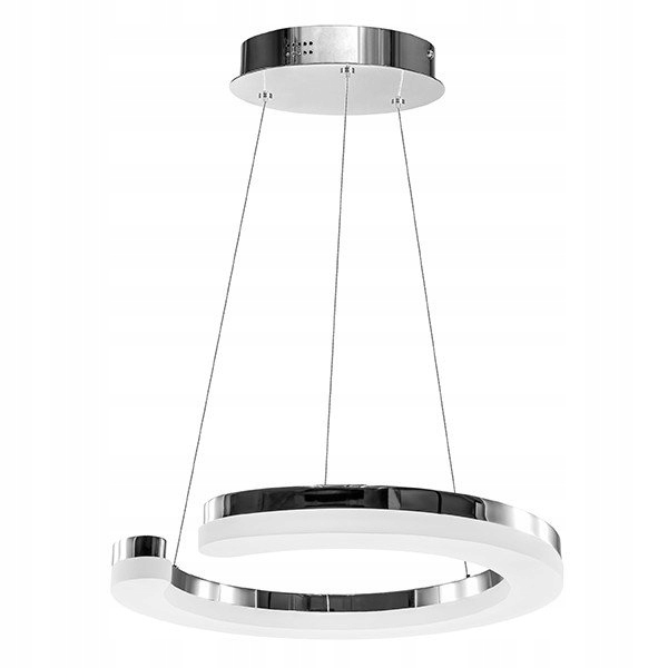 Akrylová půlkruhová závěsná lampa Blunder Led