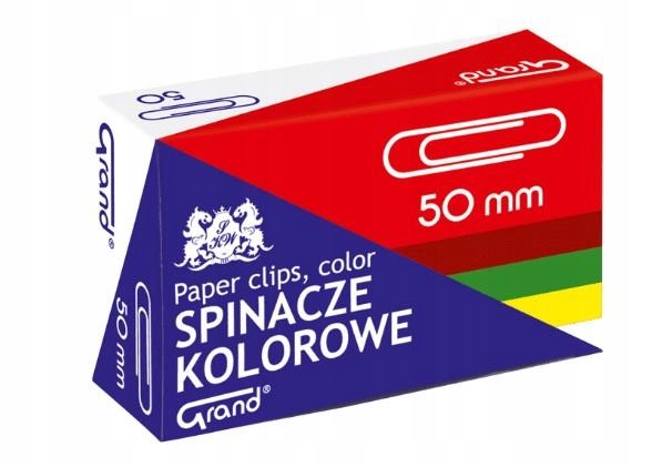 

Spinacz Grand 50mm op.50 kolorowy