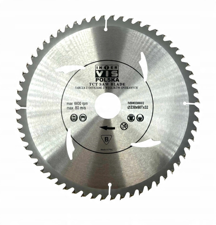 

Tarcza Widiowa Do Drewna 230 mm x 32 x 60T Widia