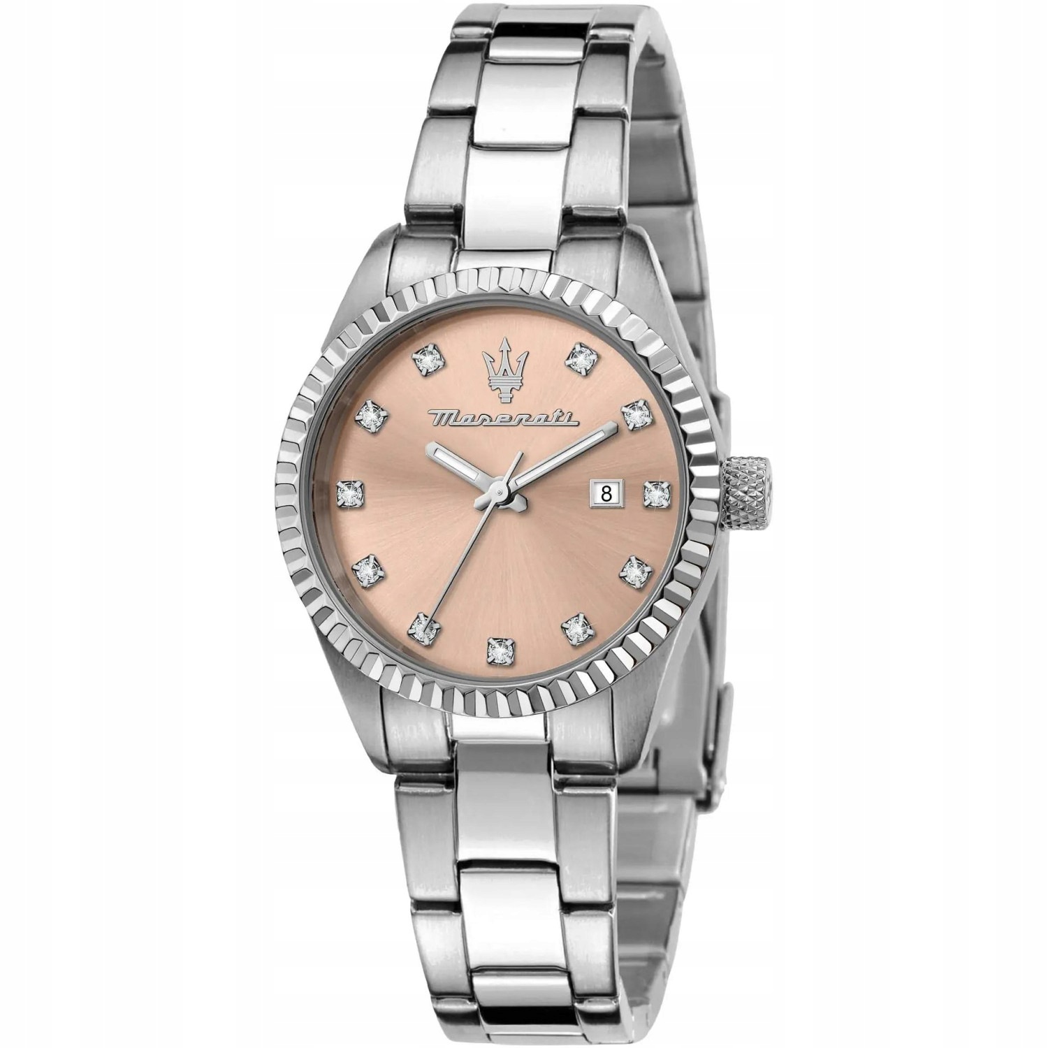 Dámské hodinky Maserati R8853100509 Zirkony stříbrné