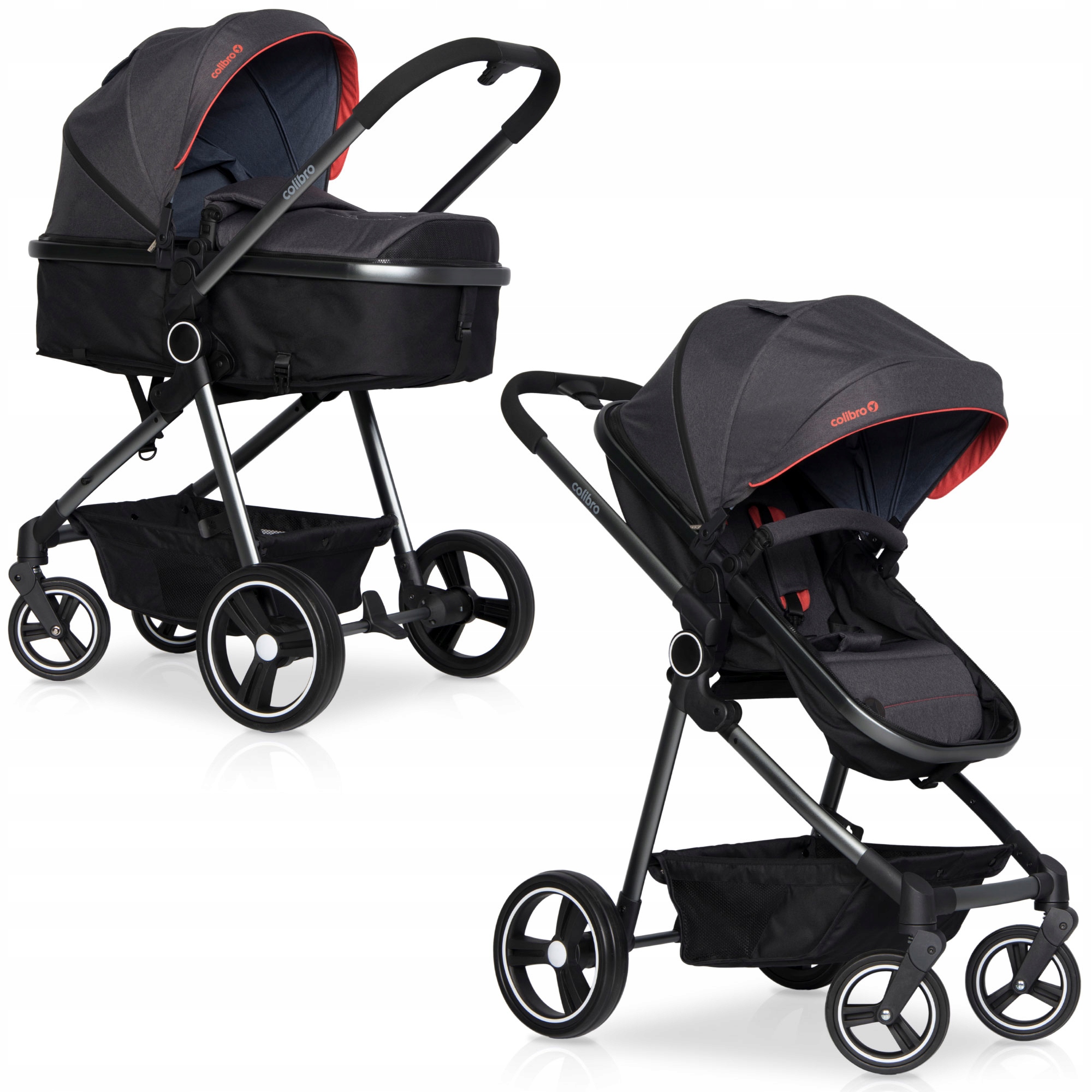 Детская коляска 2 в 1 ONEMAX АЛЮМИНИЕВЫЙ ЛЕГКИЙ КОМПЛЕКТ