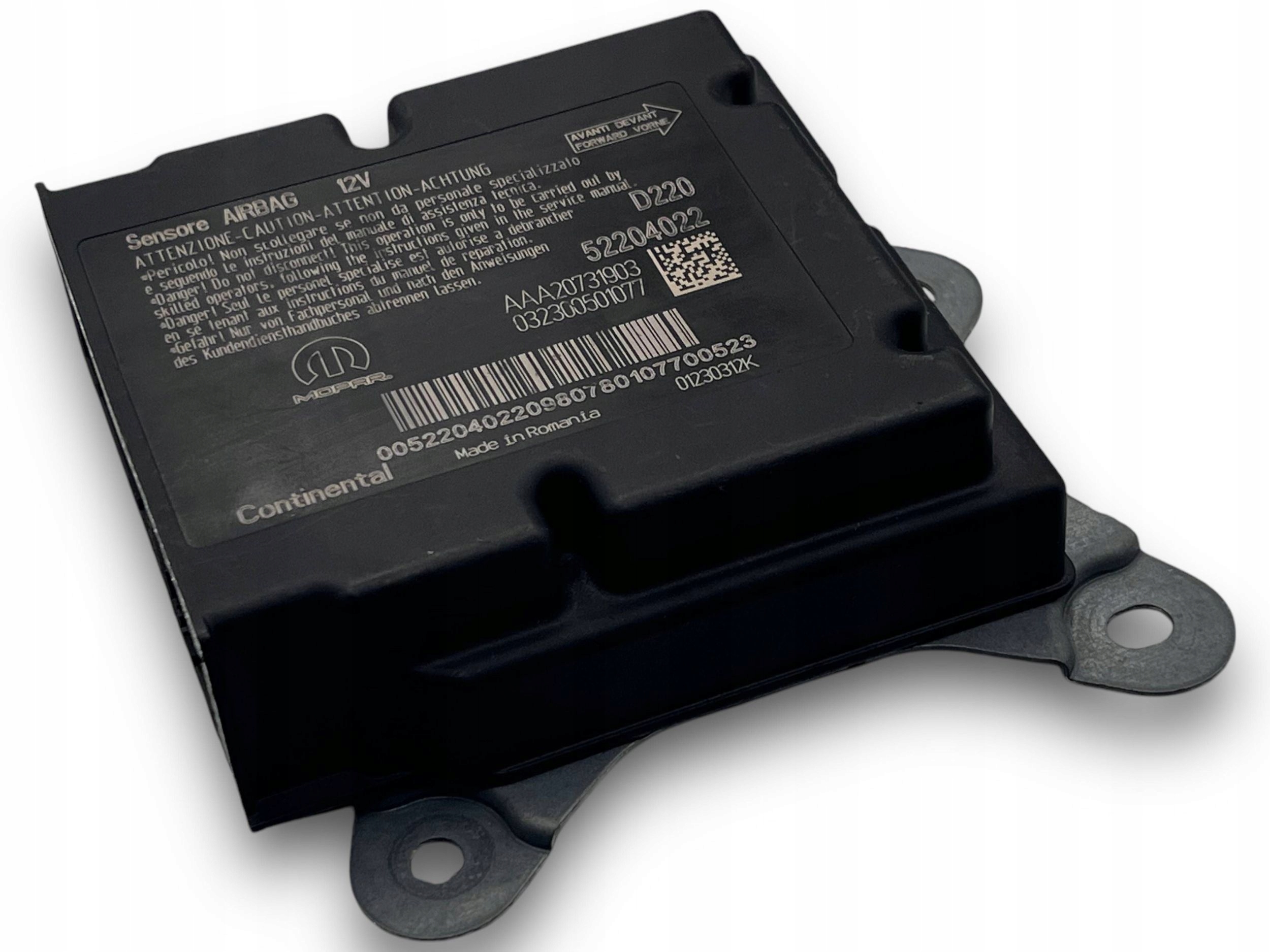 FIAT 500E control unit module airbag 52204022 @M