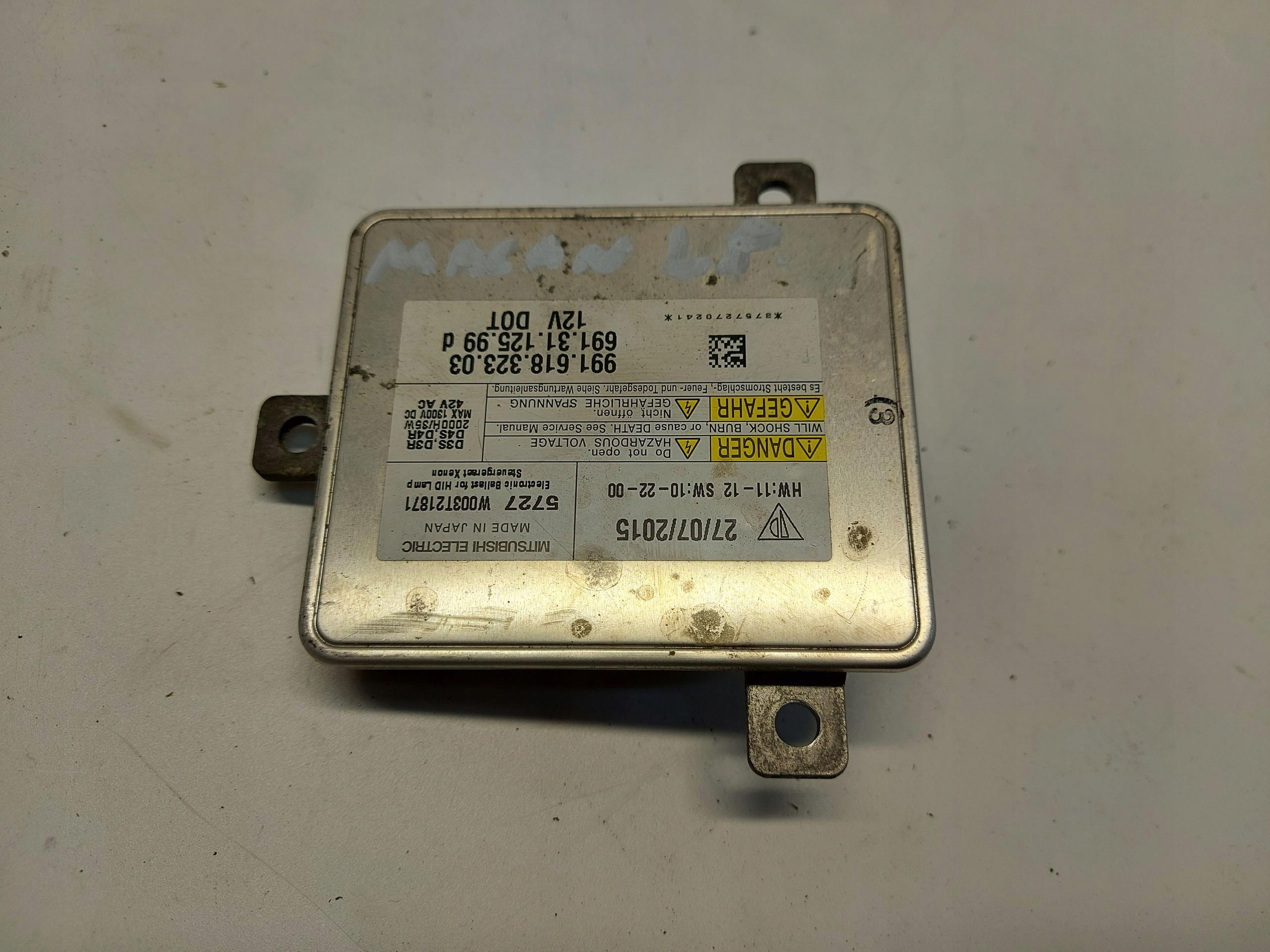 PORSCHE MACAN 95B control unit lights front left 99161832303