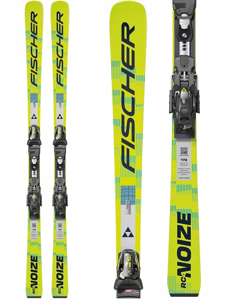 Narty Fischer RC4 NoizeST SuperFlex Yellow wiązania RC4 Z12 Gw 2026 165cm