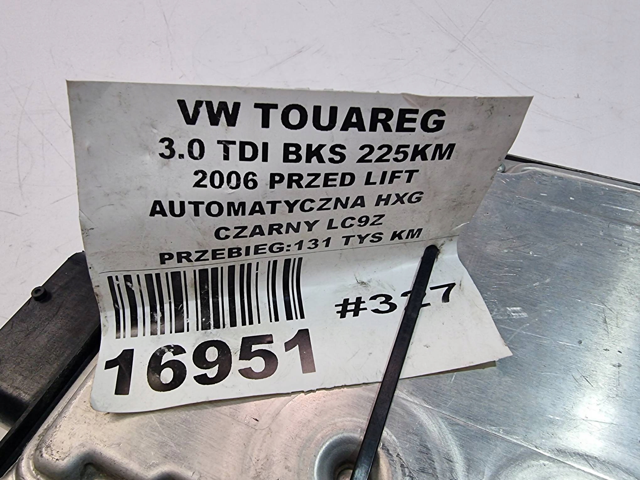 computer 7L0907401B 3.0 TDI VOLKSWAGEN TOUAREG