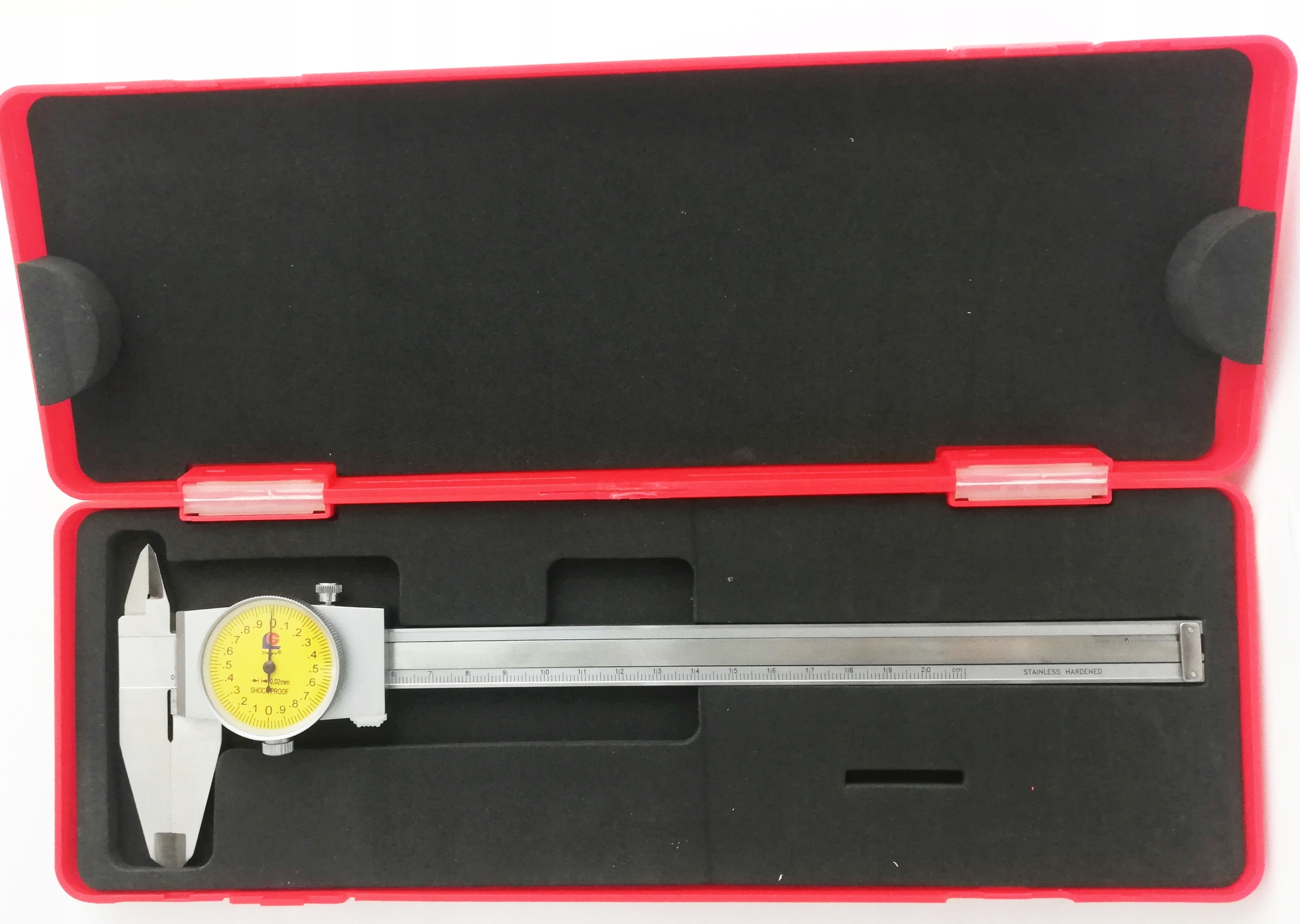 Suwmiarka zegarowa L200 0.02mm Guanglu SHOCK-PROOF EAN (GTIN) 5906775159149