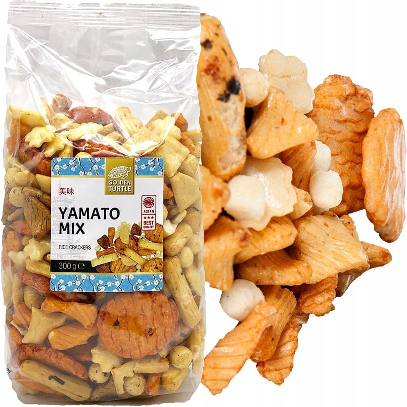 

Krakersy Ryżowe Azjatycka Przekąska Snack Mix 300g