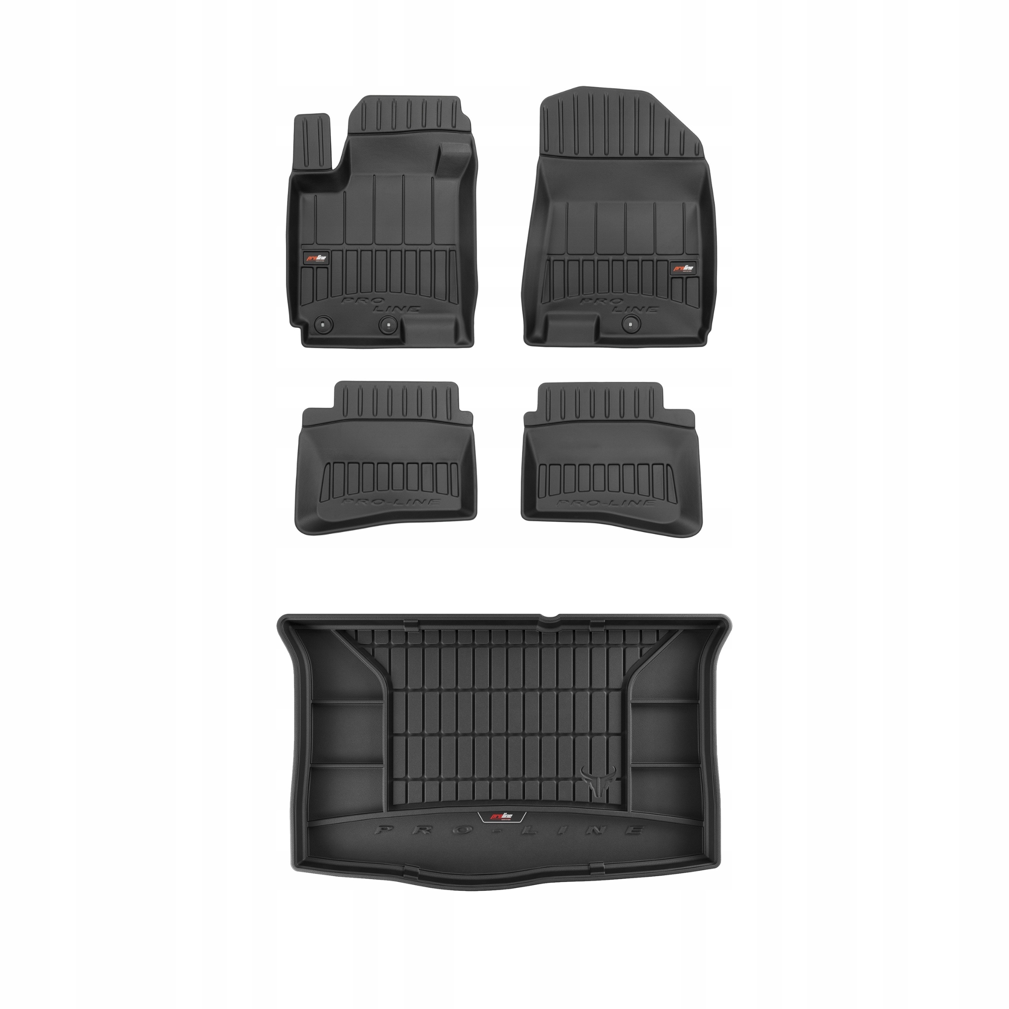 Frogum 3D Sada gumových koberců a rohože s logem pro Hyundai i20 II 2014-2020