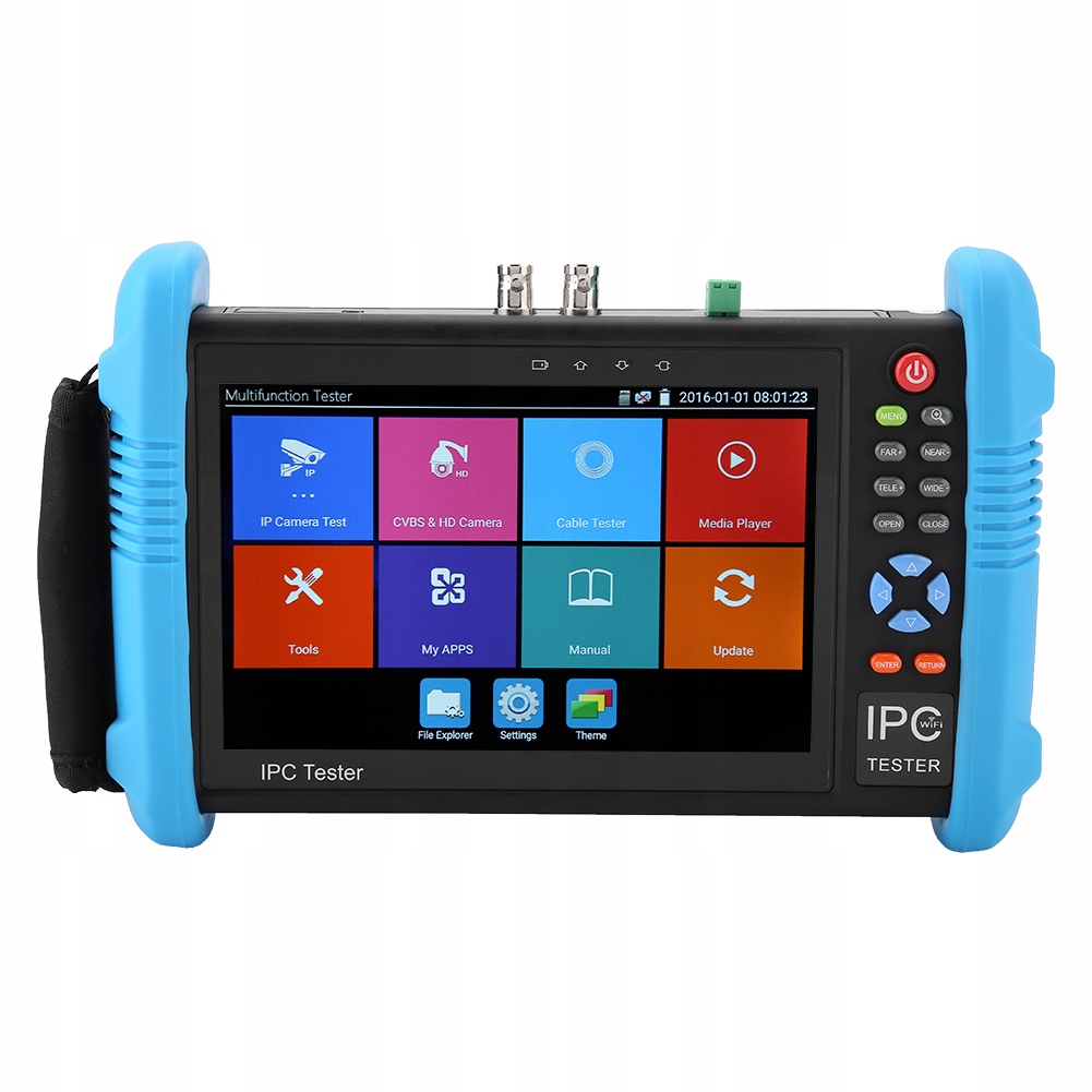 Tester do kamer IPC-9800 Pro+ Wielofunkcyjny Cctv Ip Hd Ahd CVI Tvi 4K 7"