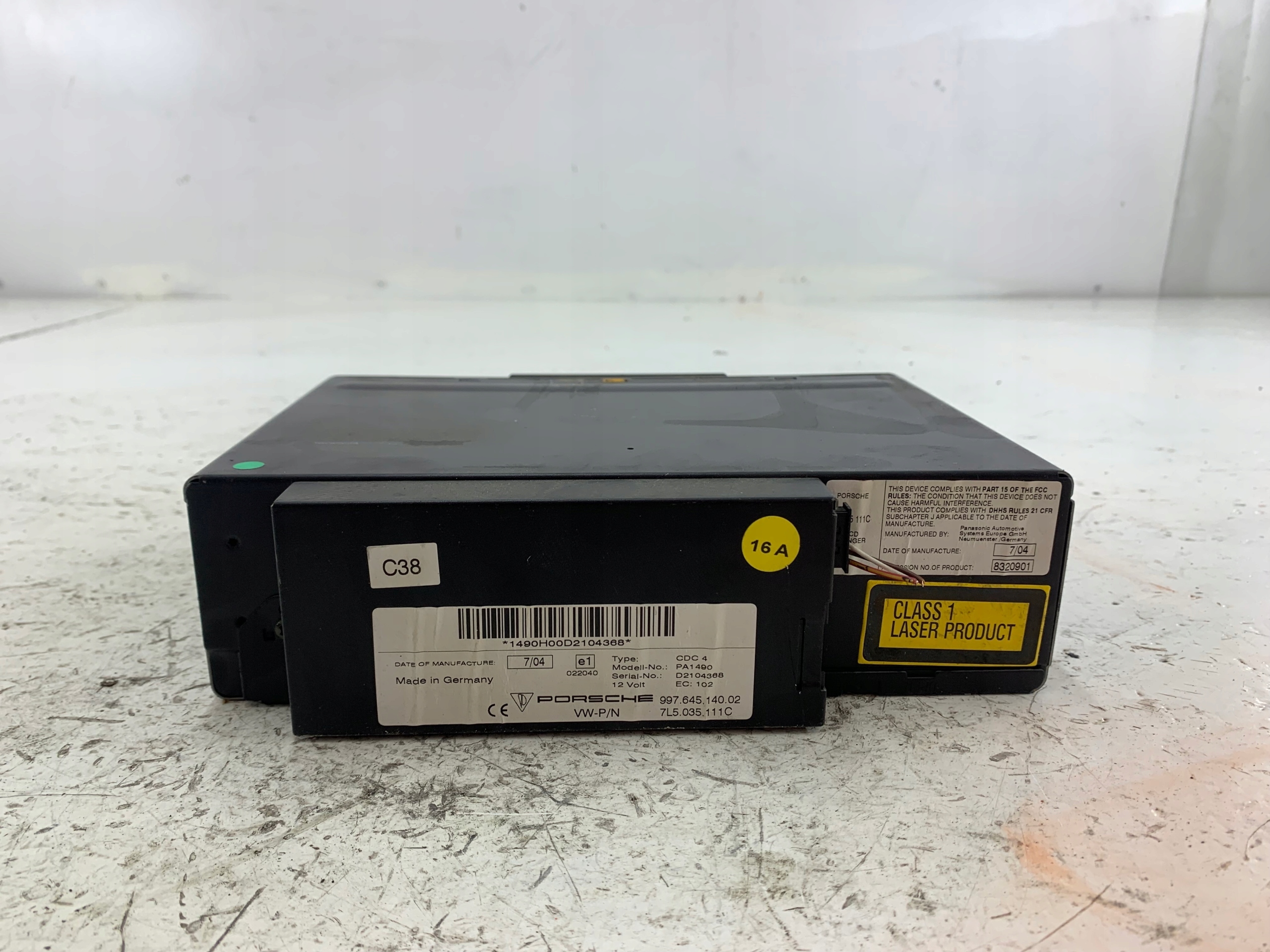 PORSCHE CAYENNE e caricatore cd PLYT CD 7L5035111C
