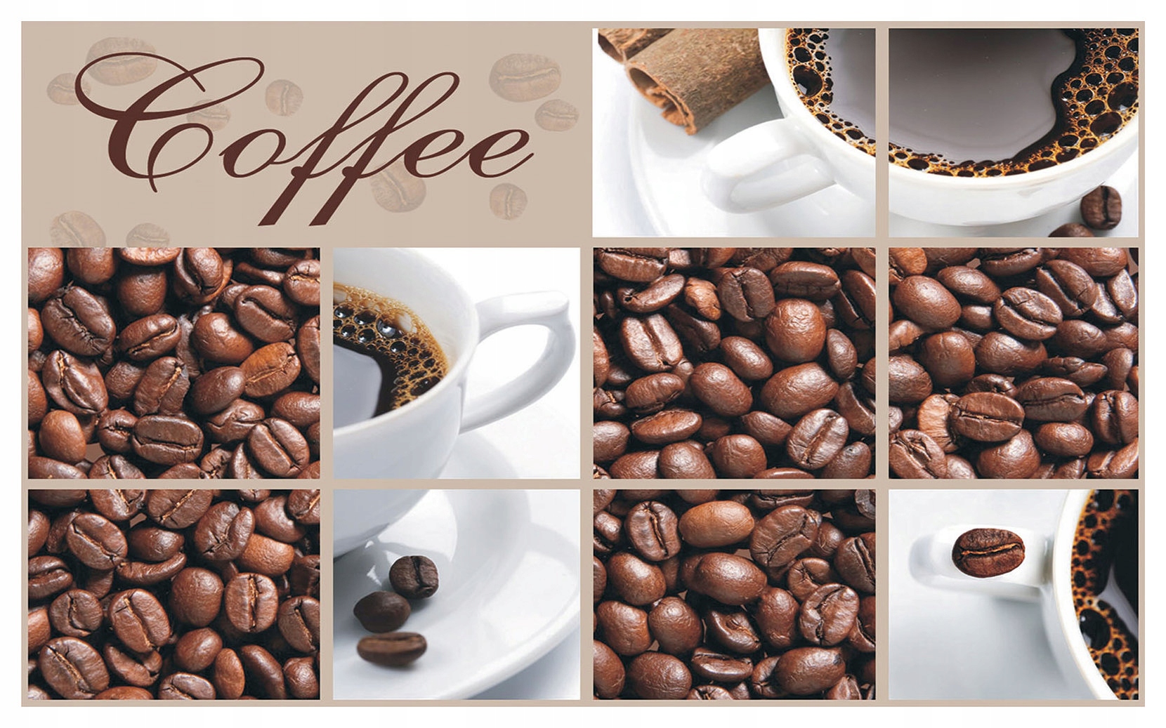 Fototapeta Káva zrna šálek aroma vinylová 254x184 lepidlo