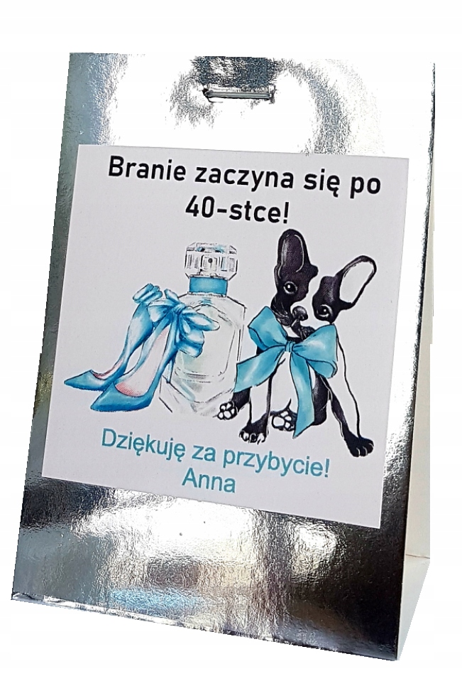 

śmieszne upominki dla gości Karmelki z sercem 40st