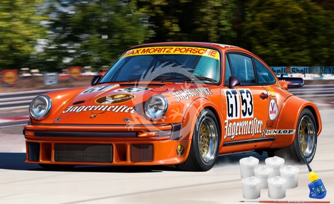 1972-2000 Jägermeister Motorsport Porsche 934 Rsr Revell 05669 měřítko 1/24