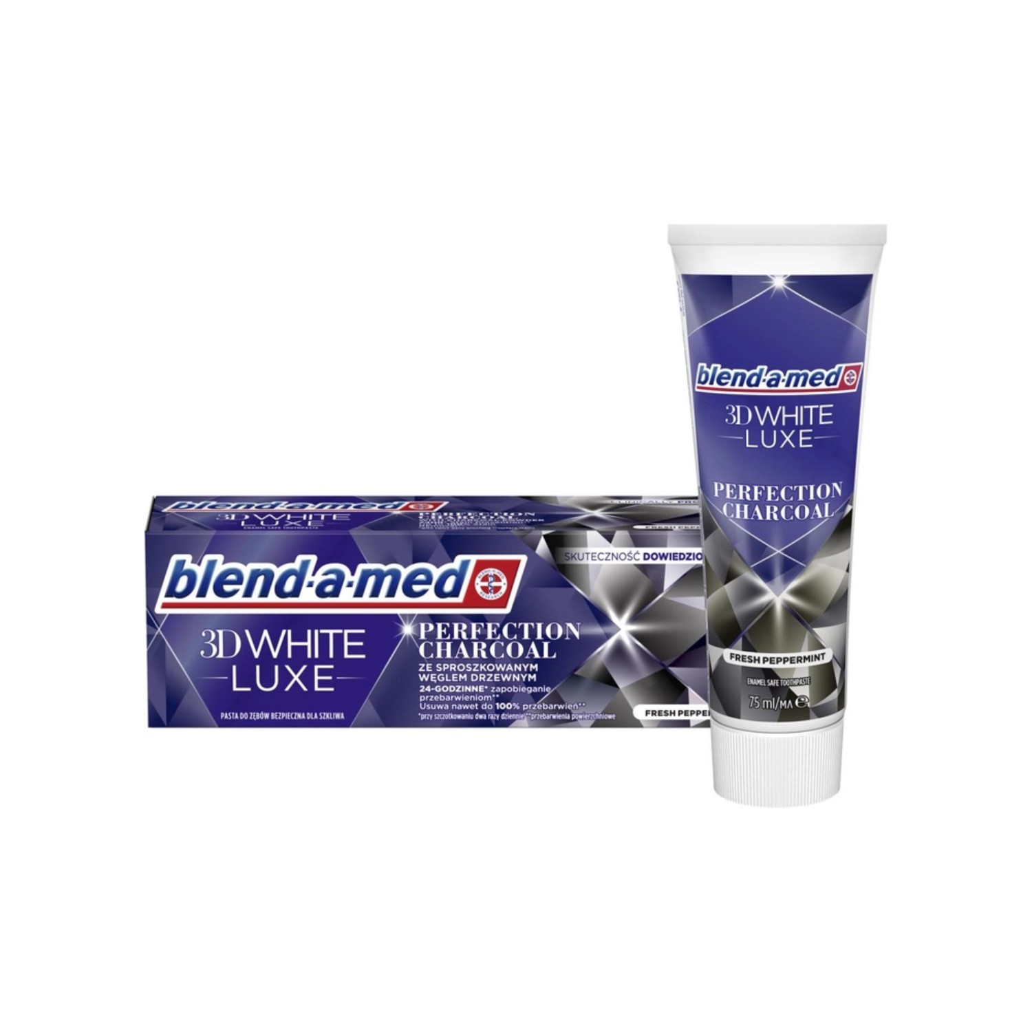 Blend-a-med 3D White Luxe Charcoal, pasta do zębów, 75 ml