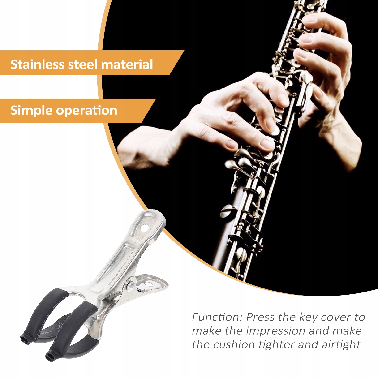 Narzędzie do naprawy fletu Naprawa saksofonu Oud Marka bez marki