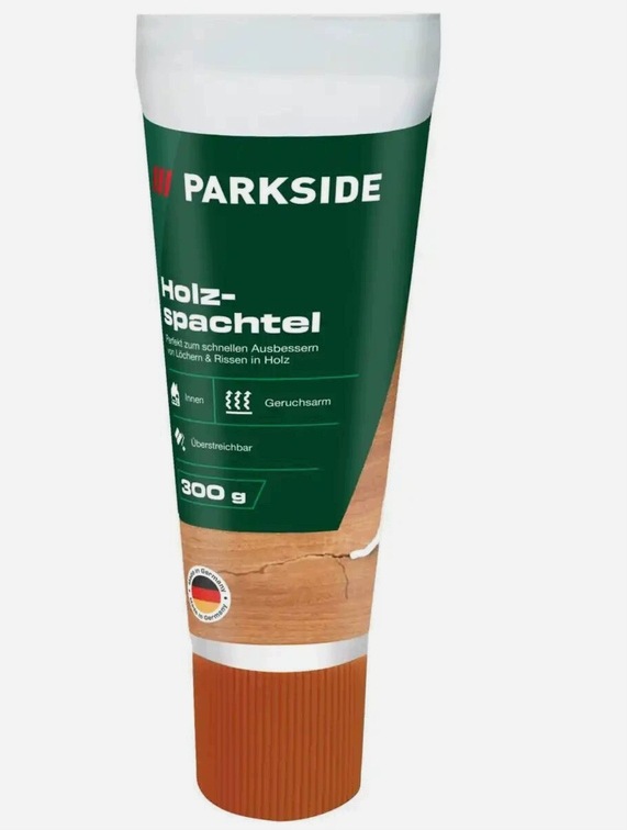 Parkside Szpachla do szybkiej naprawy dziur i pęknięć w drewnie, Outlet