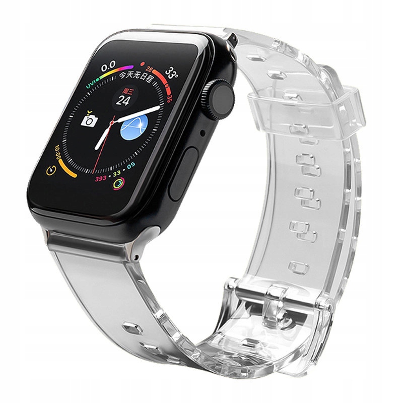 Pasek silikonowy bransoleta bransoletka Strap Light do zegarka Apple Watch