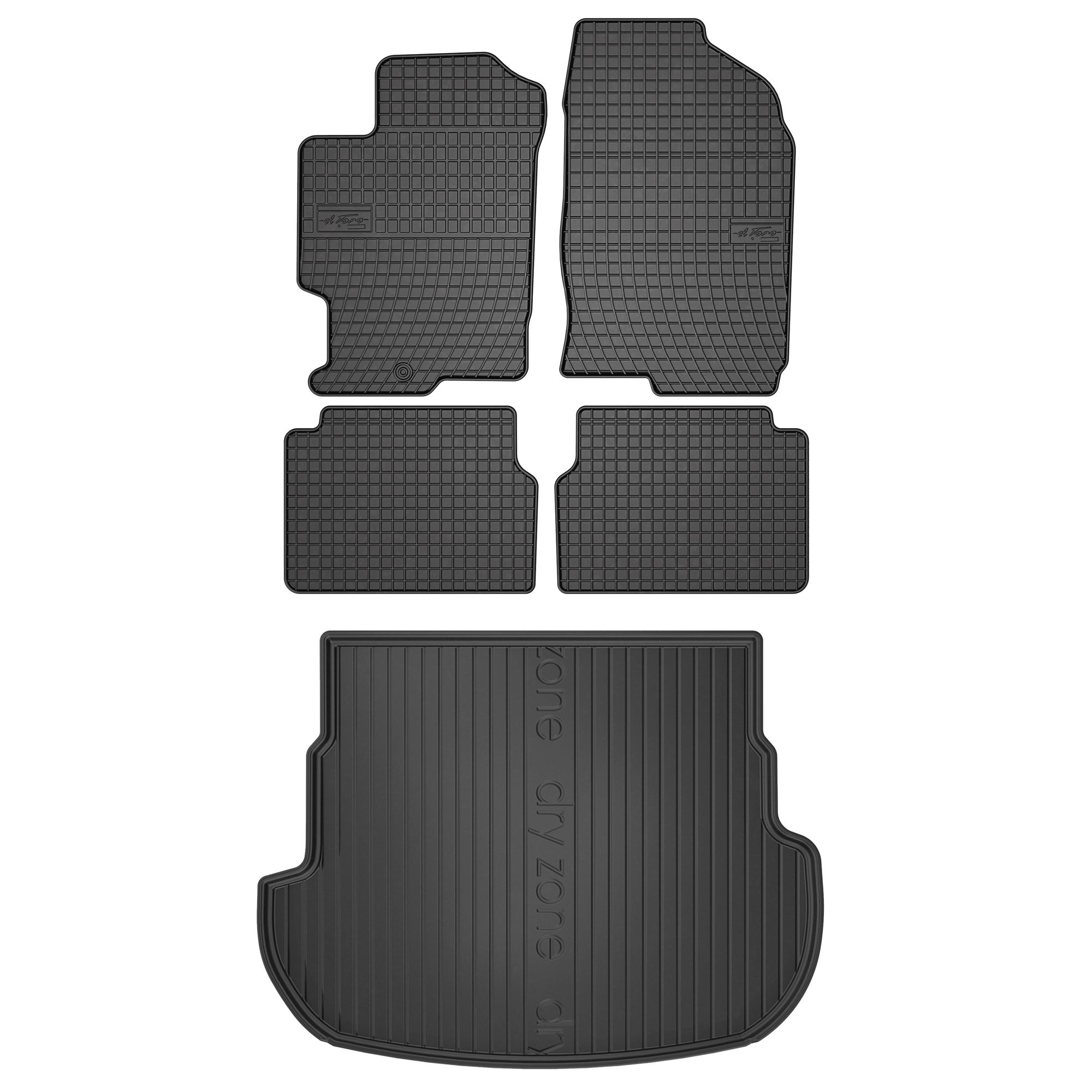 Gumová sada koberčekov a rohože Mazda 6 I 2002-2007