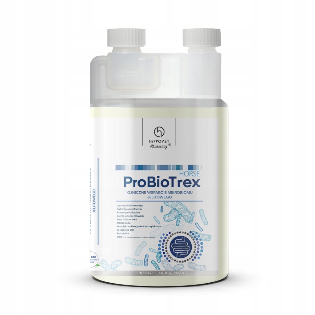 Hippovet Pharmacy Probiotrex – regeneracja jelit dla koni horse 1 L