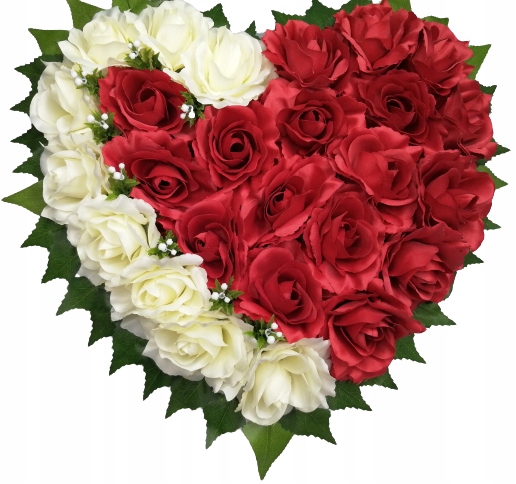 

Wiązanka stroik na grób cmentarz nagrobna serce