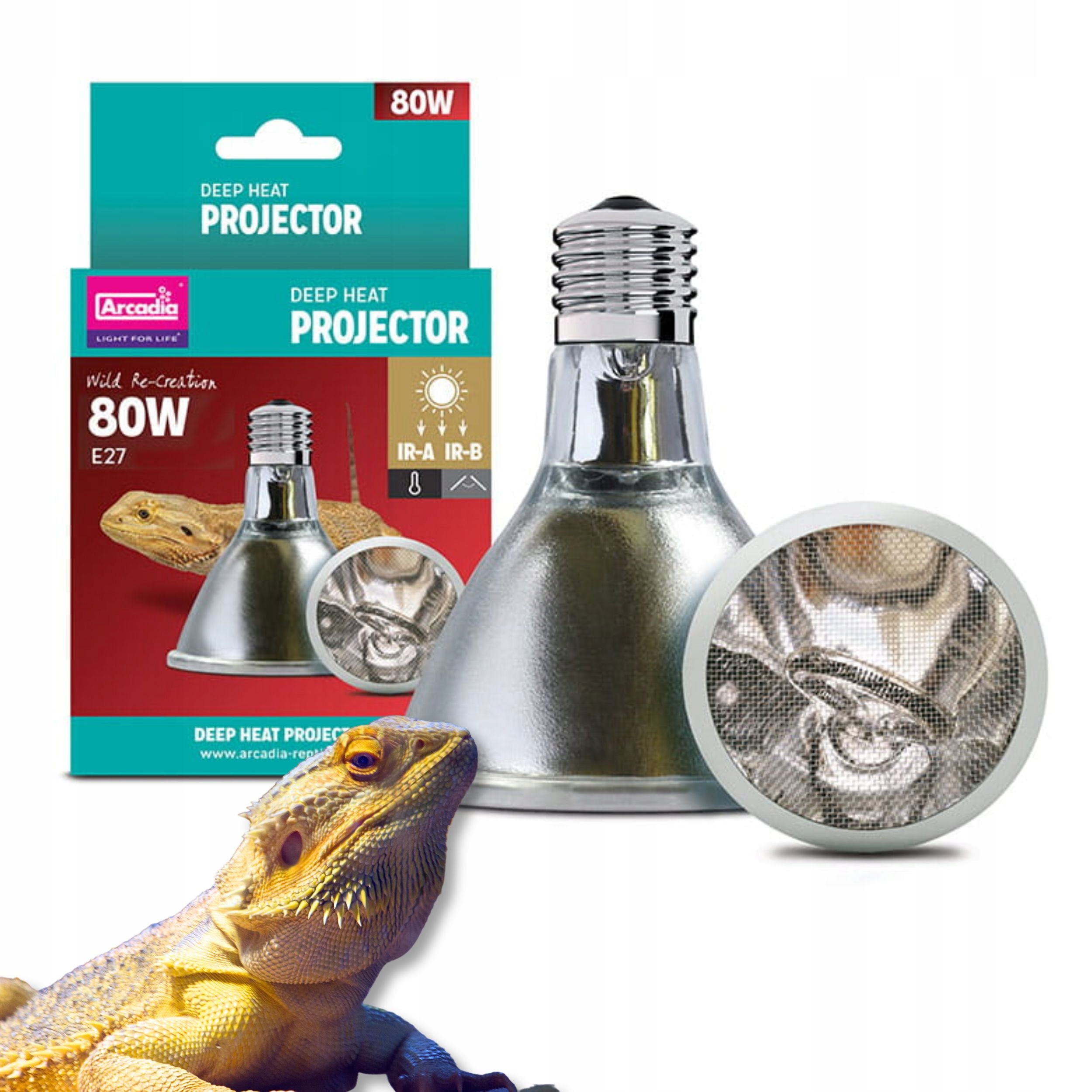 Arcadia Deep Heat Projector 50W zářič tepla, hlubokých tkání