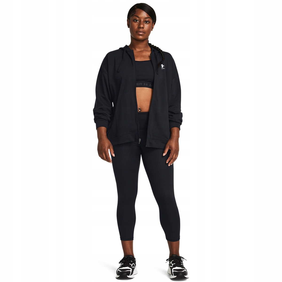 Damskie legginsy treningowe Under Armour Motion Capri czarne