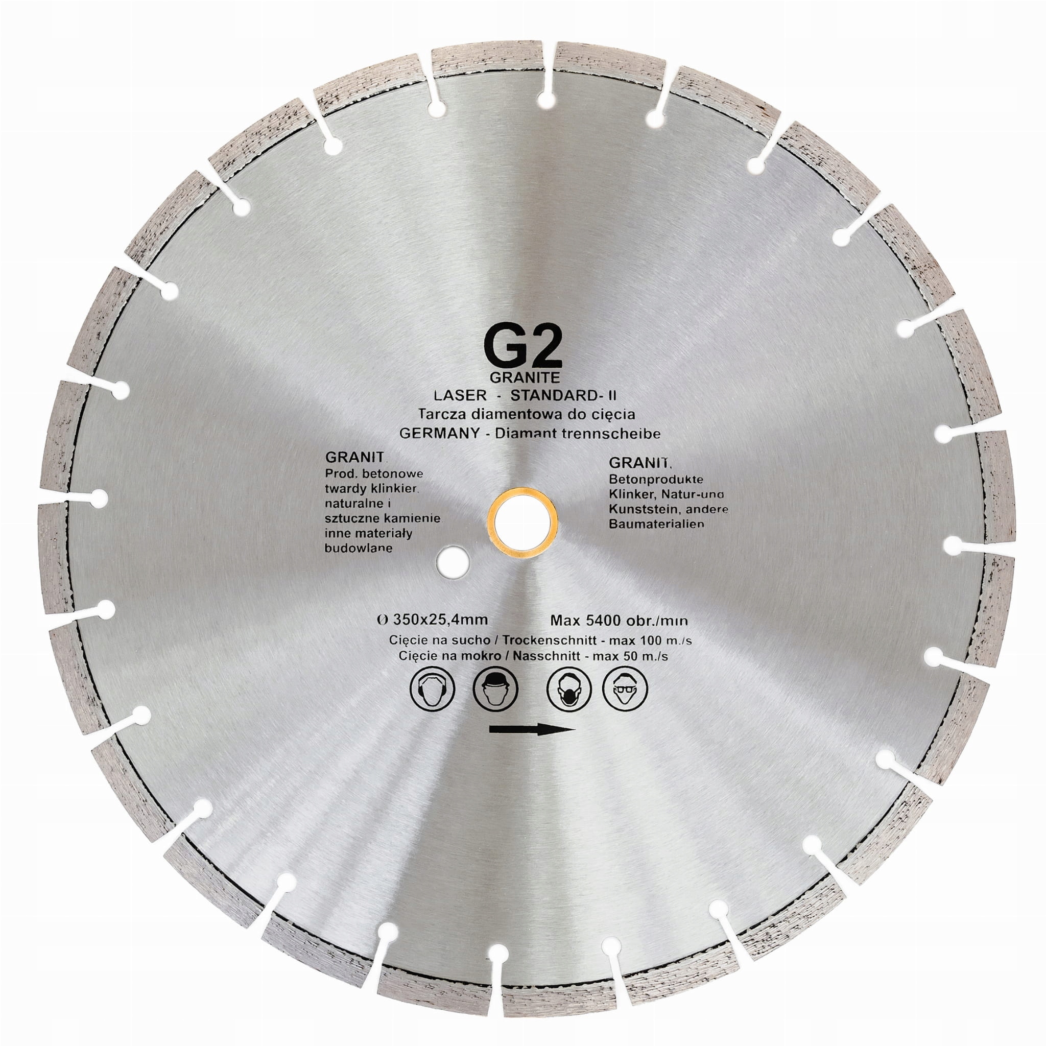 Diamantový Kotouč Pro Řezání Žuly Kamene 500 x25,4 /20 mm G2 Tediam