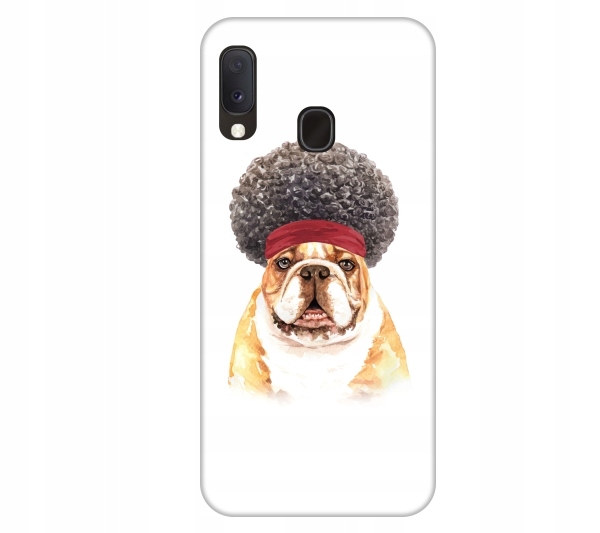 

Etui pokrowiec do Samsung Galaxy A20e Bulldog afro