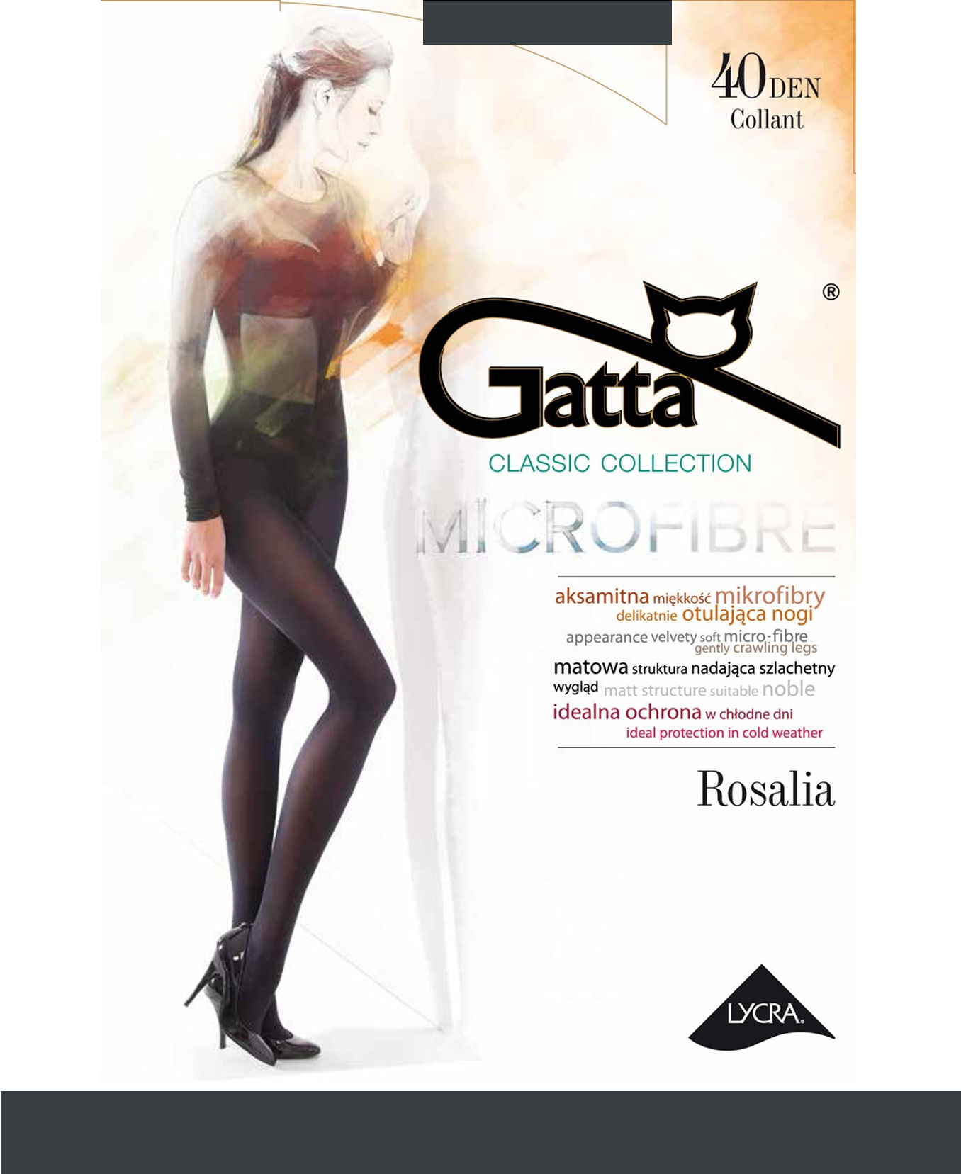 

Gatta Rosalia 40 Rajstopy damskie Mf 4-L Grafit