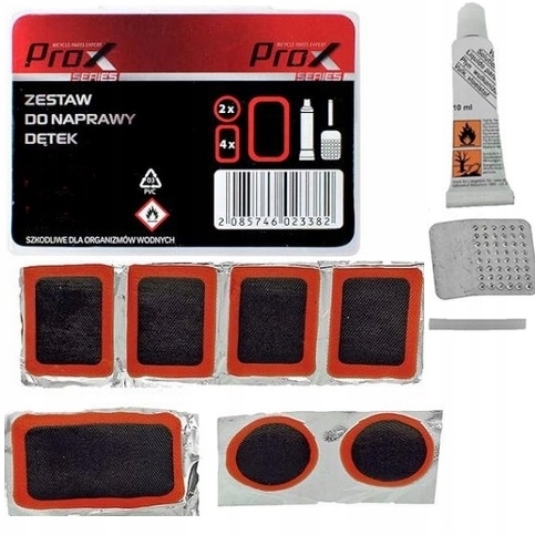 

ProX Zestaw naprawczy 7 łatek klej do dętek dętki