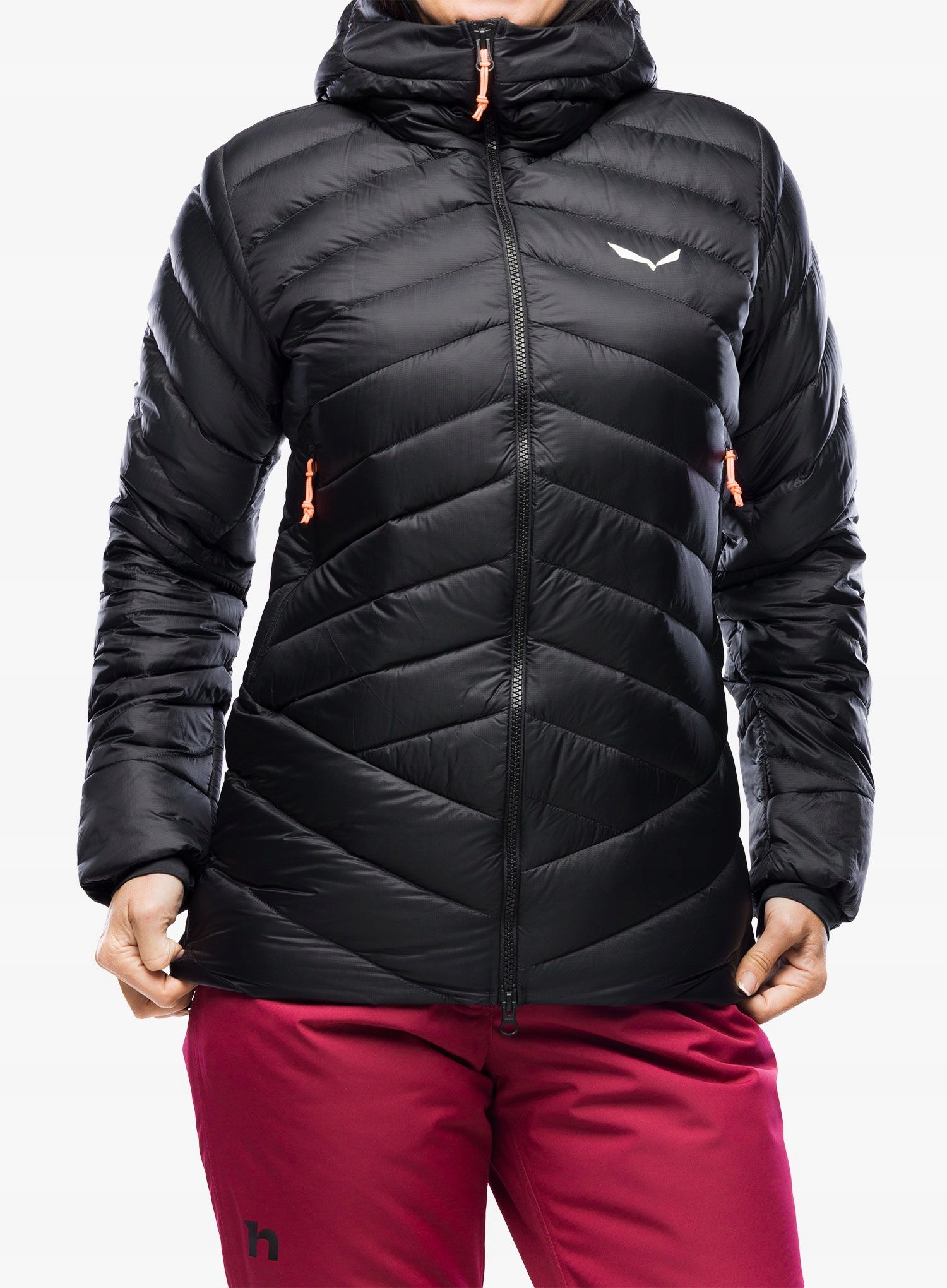 Dámská péřová bunda Salewa Ortles Med 3 Rds Dwn Jacket černá 40 (L)