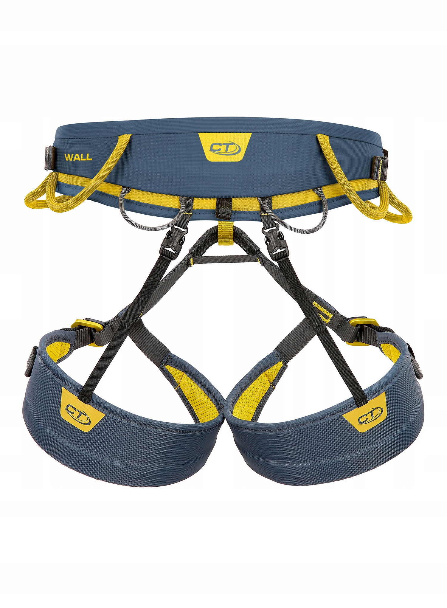 Uprząż wspinaczkowa Climbing Technology Wall - anthracite/mustard L-XL Marka Climbing technology