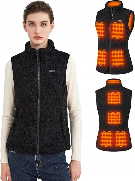 Kamizelka grzewcza damska 9 stref Sherpa 7,4V 16000mAh