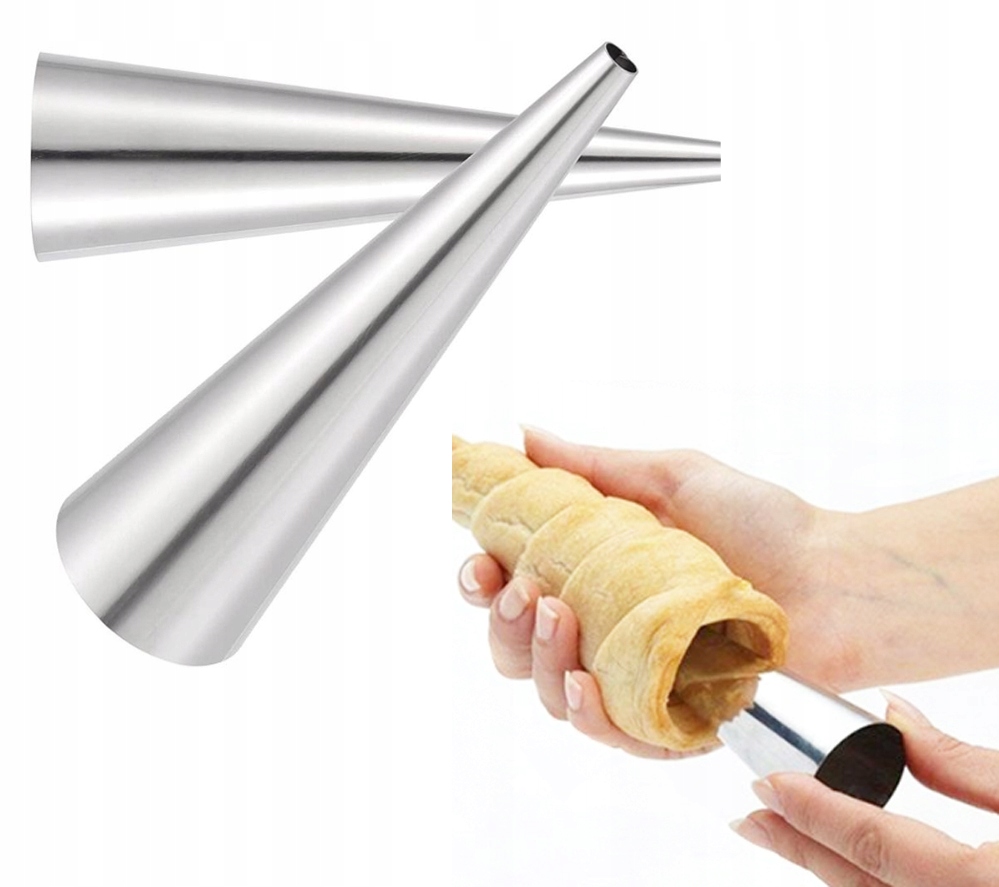 

Foremki do rurek z kremem 12 cm 10 sztuk