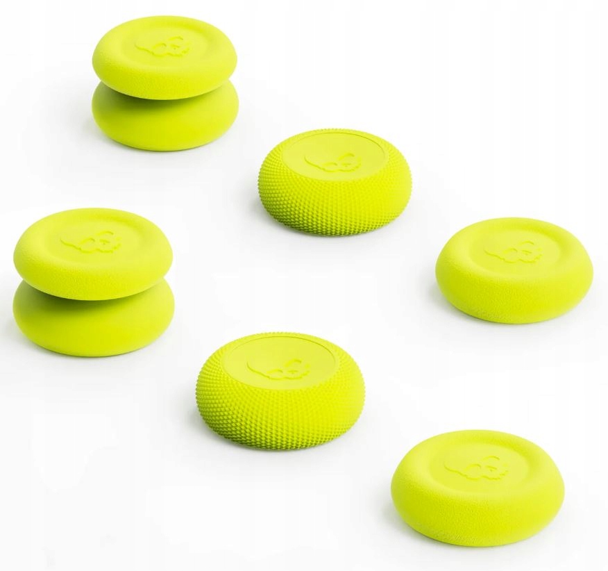 Sada Gumiček Skull&co pro Steam Deck Cyber Punk Yellow 6 ks