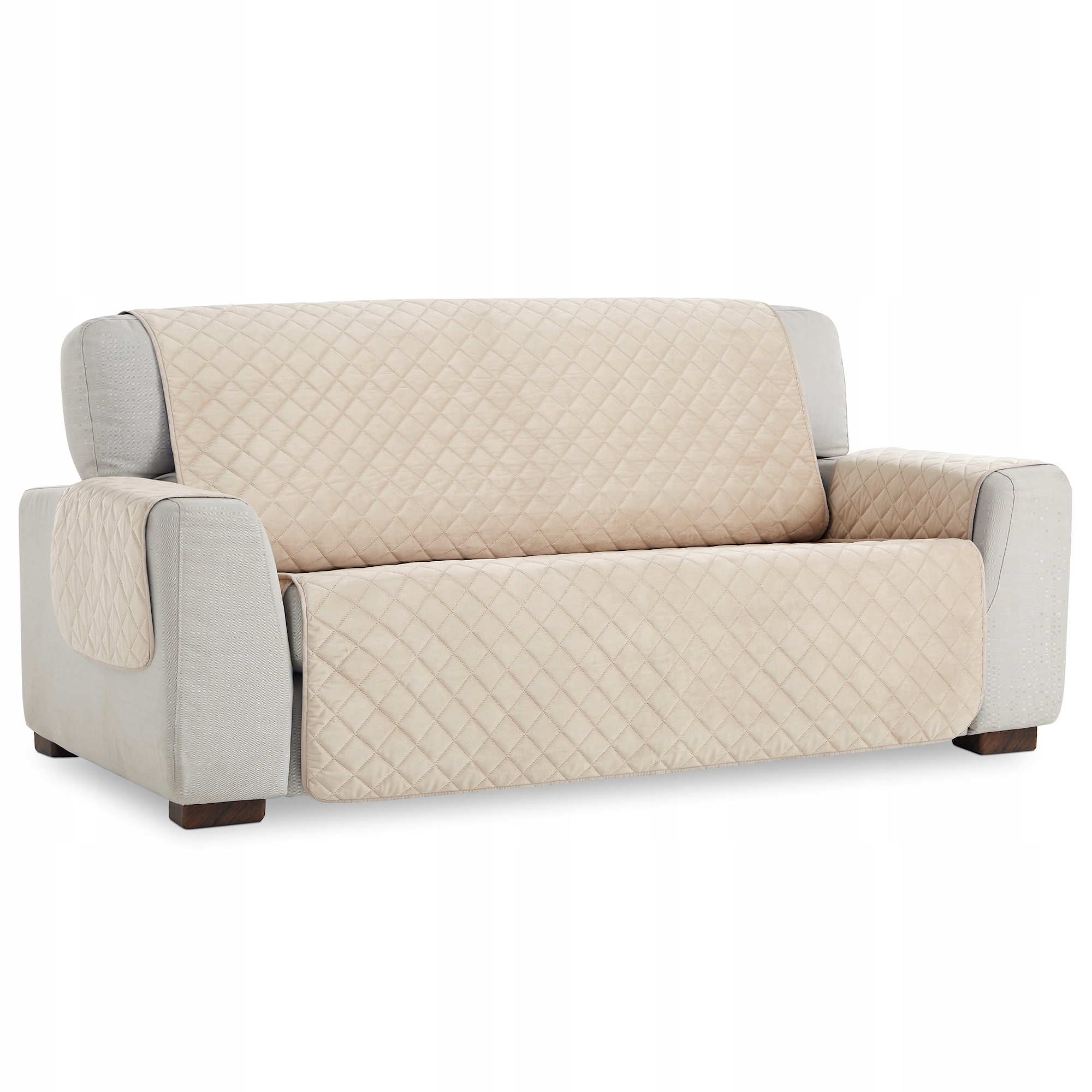 Povlak na chránič sametový samet na pohovku pro 4 osoby, přehoz na pohovku 200 cm