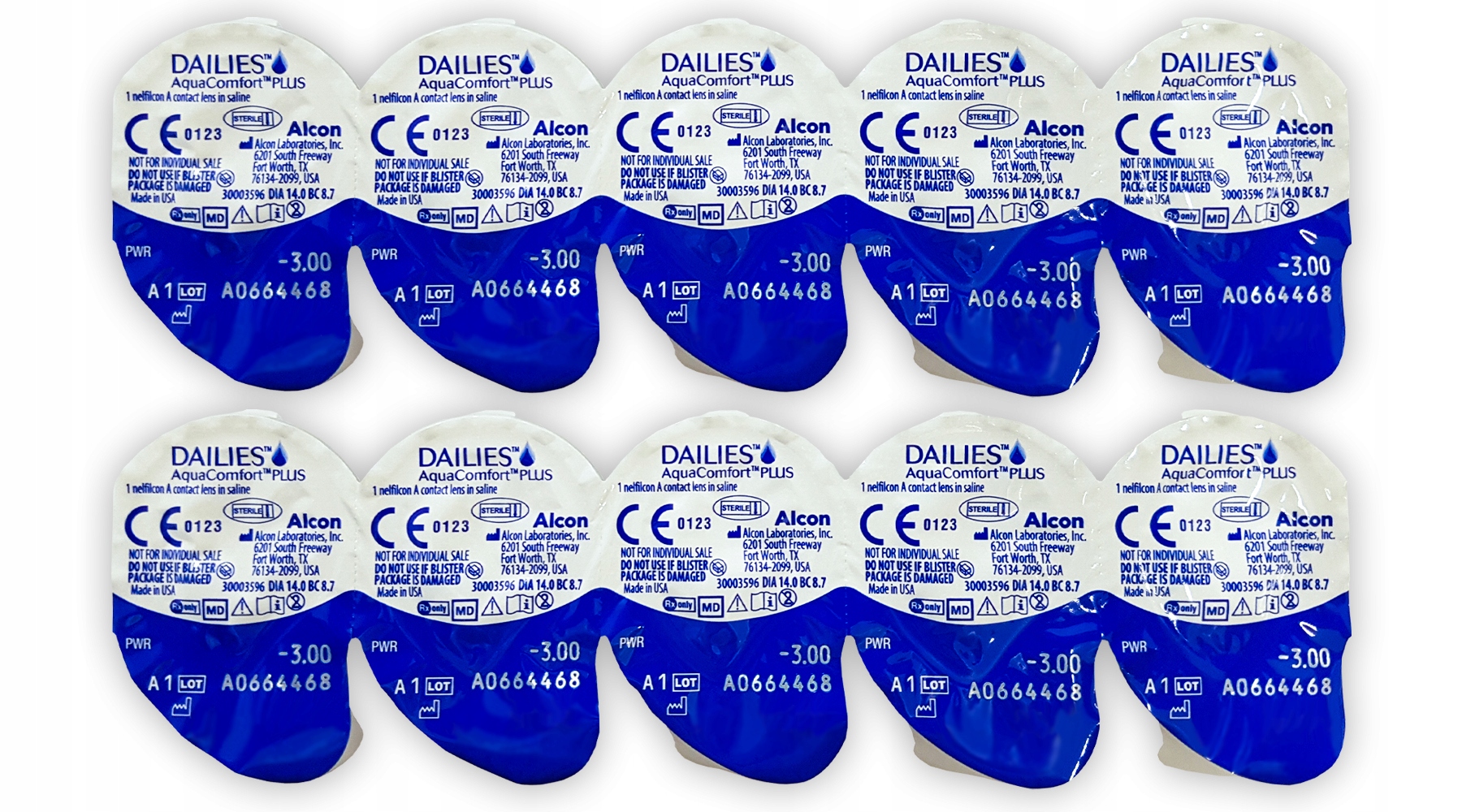 

Soczewki jednodniowe Dailies Aqua Comfort Plus 10