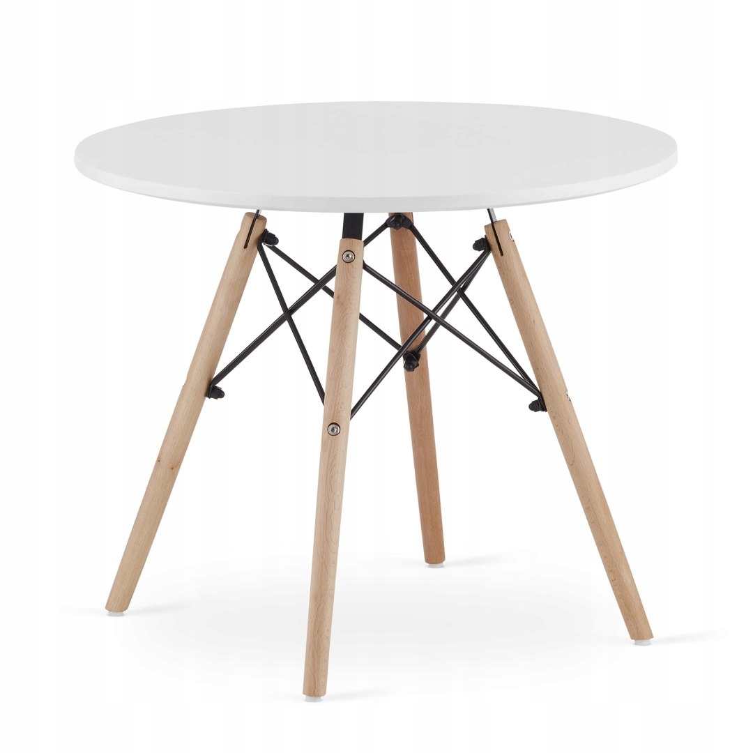 Stolík Maksi okrúhly 60 cm biely