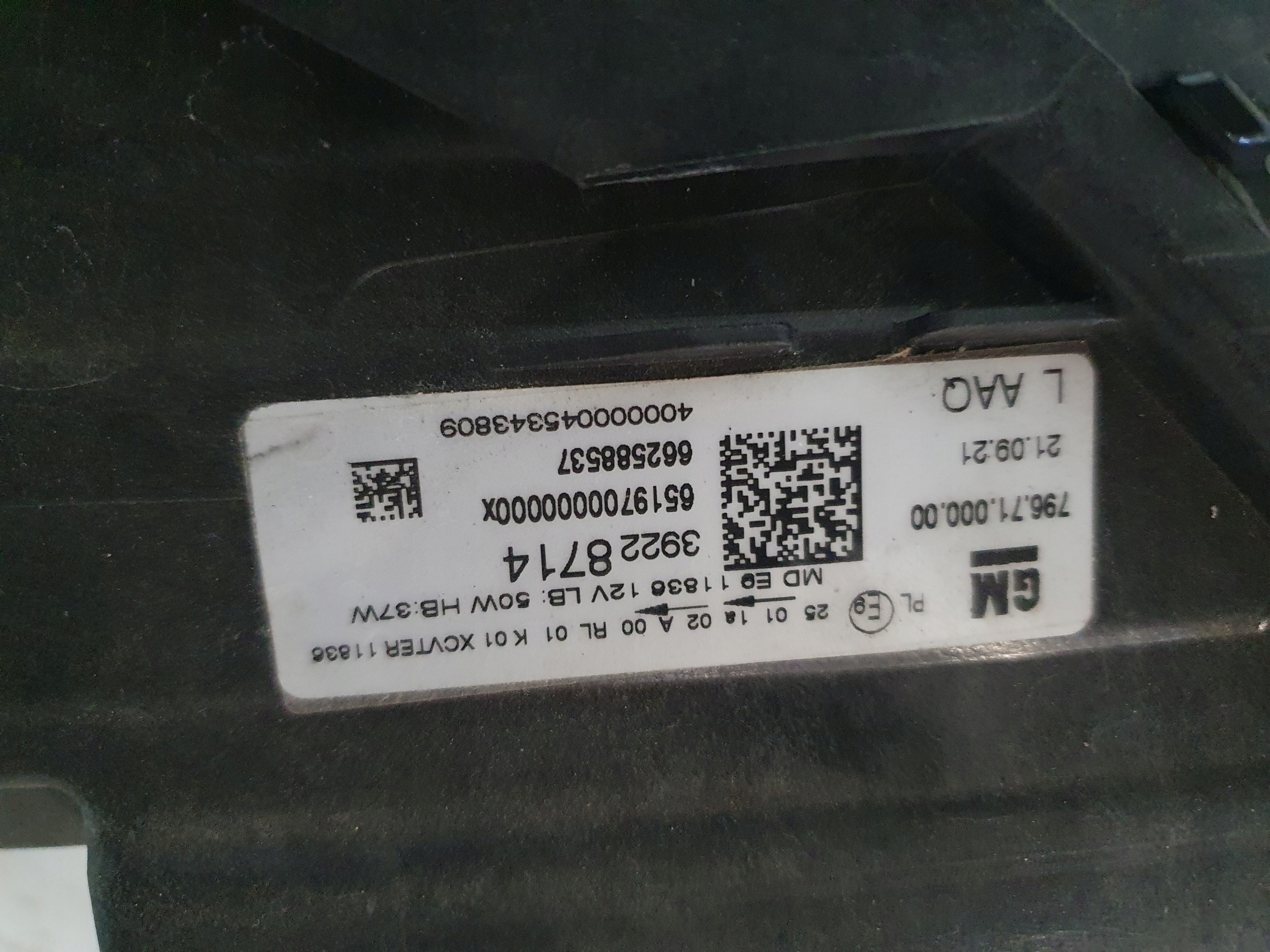 Frontscheinwerfer Opel Astra 39023763 LED Rechts Scheinwerfer Headlight - Thumbnail 10