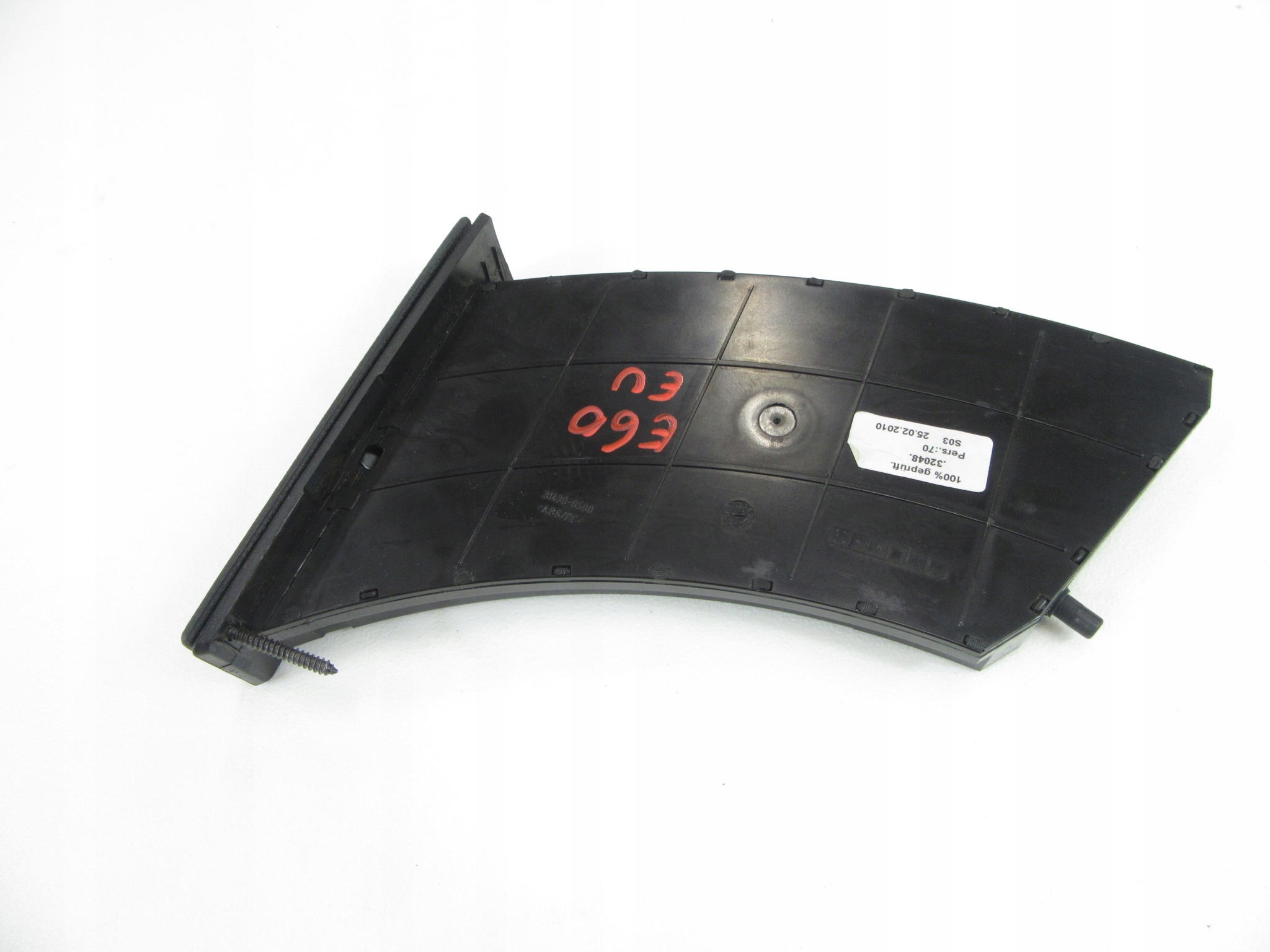 bracket for kubki Cupholder left driver´s BMW 5 e60 e61 EUROPA black