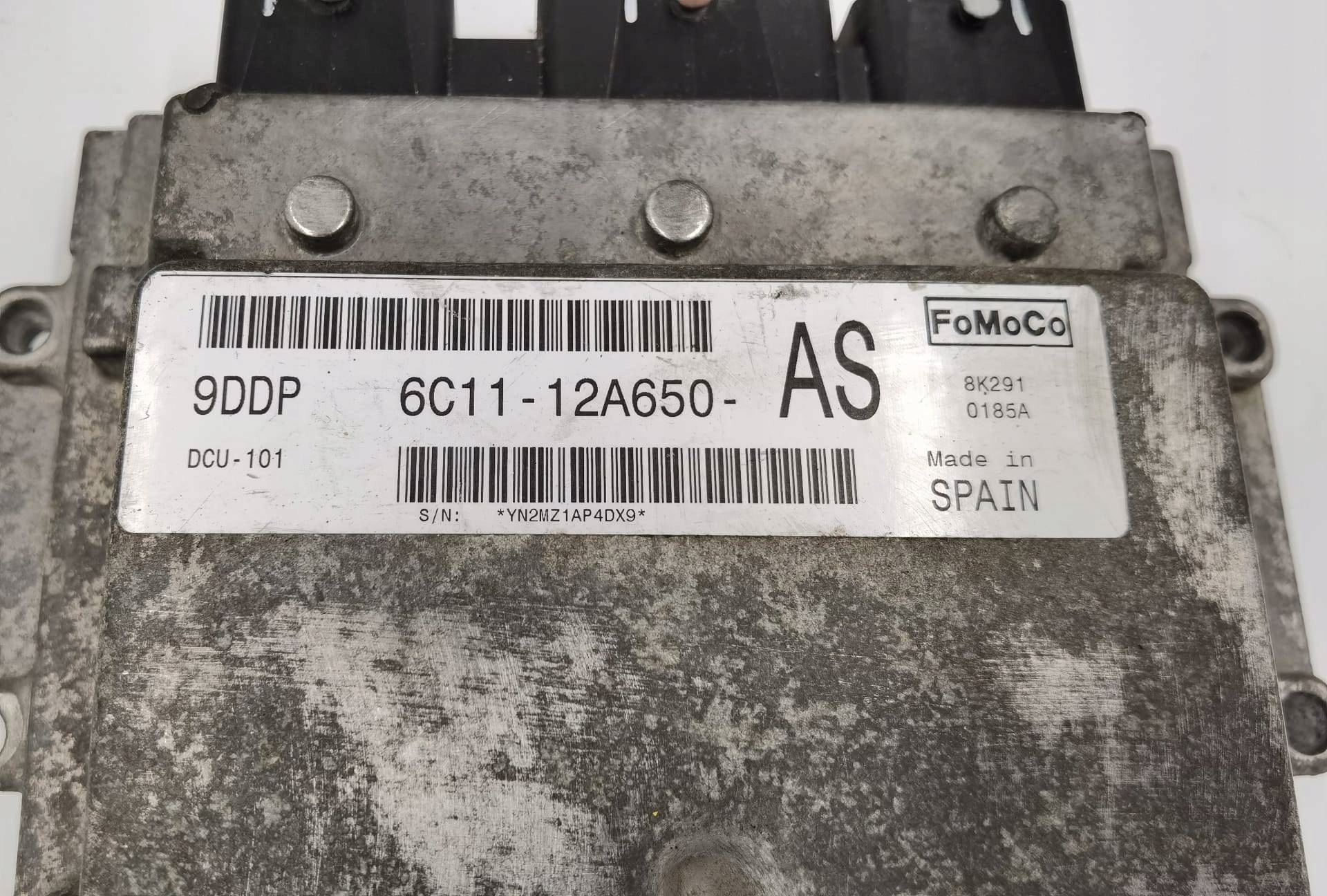control unit of the engine Ford Transit 7 2009 6C11-12A650-AS