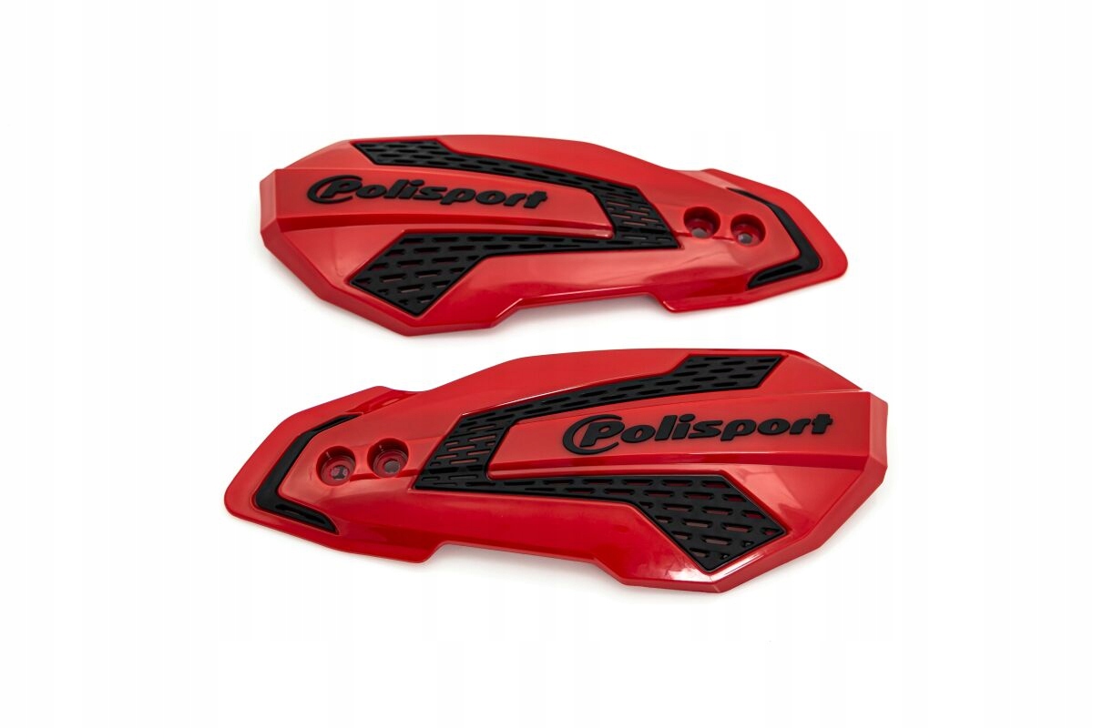 Owiewki Listki Osłony Dłoni Handbarów Polisport MX Flow Red/black