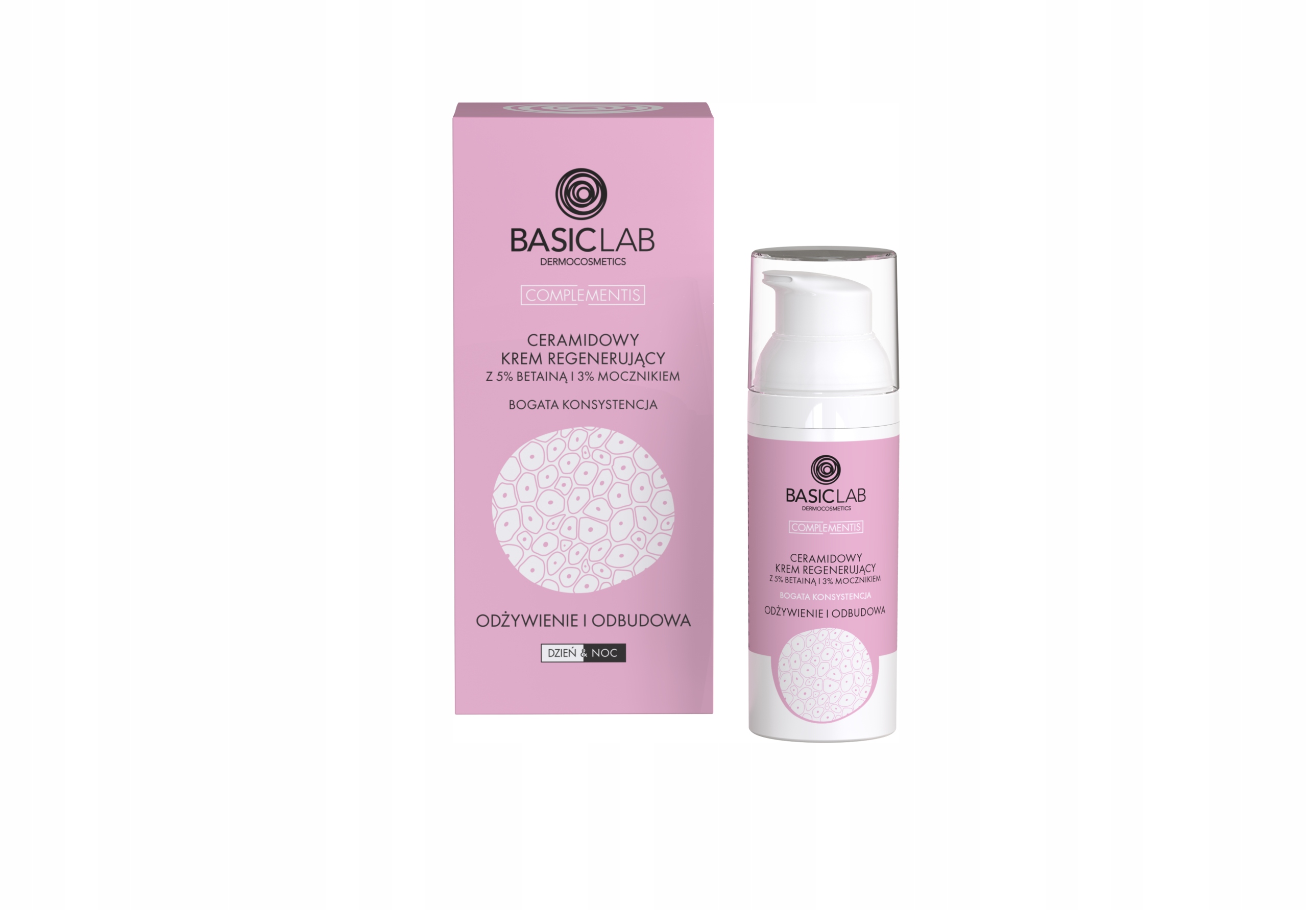 Basiclab Complementis Ceramidowy krem regenerujący o bogatej konsyste 50 ml