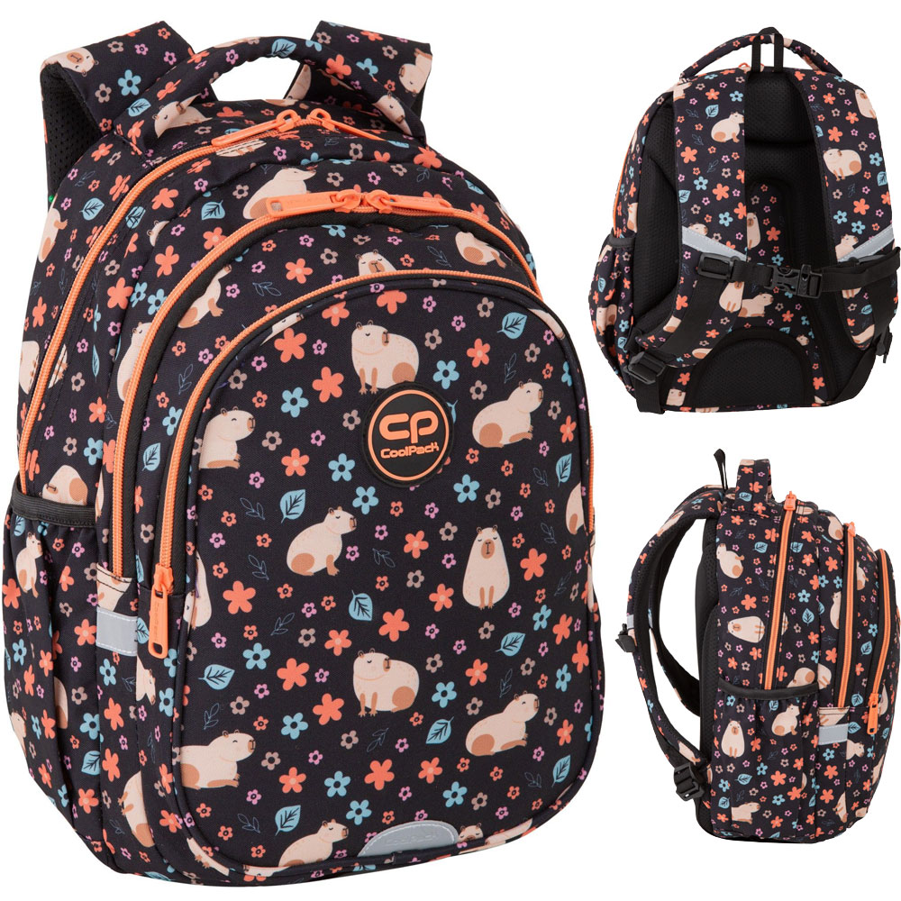 Plecak szkolny młodzieżowy Coolpack Jerry 19 l Kapibara F029937